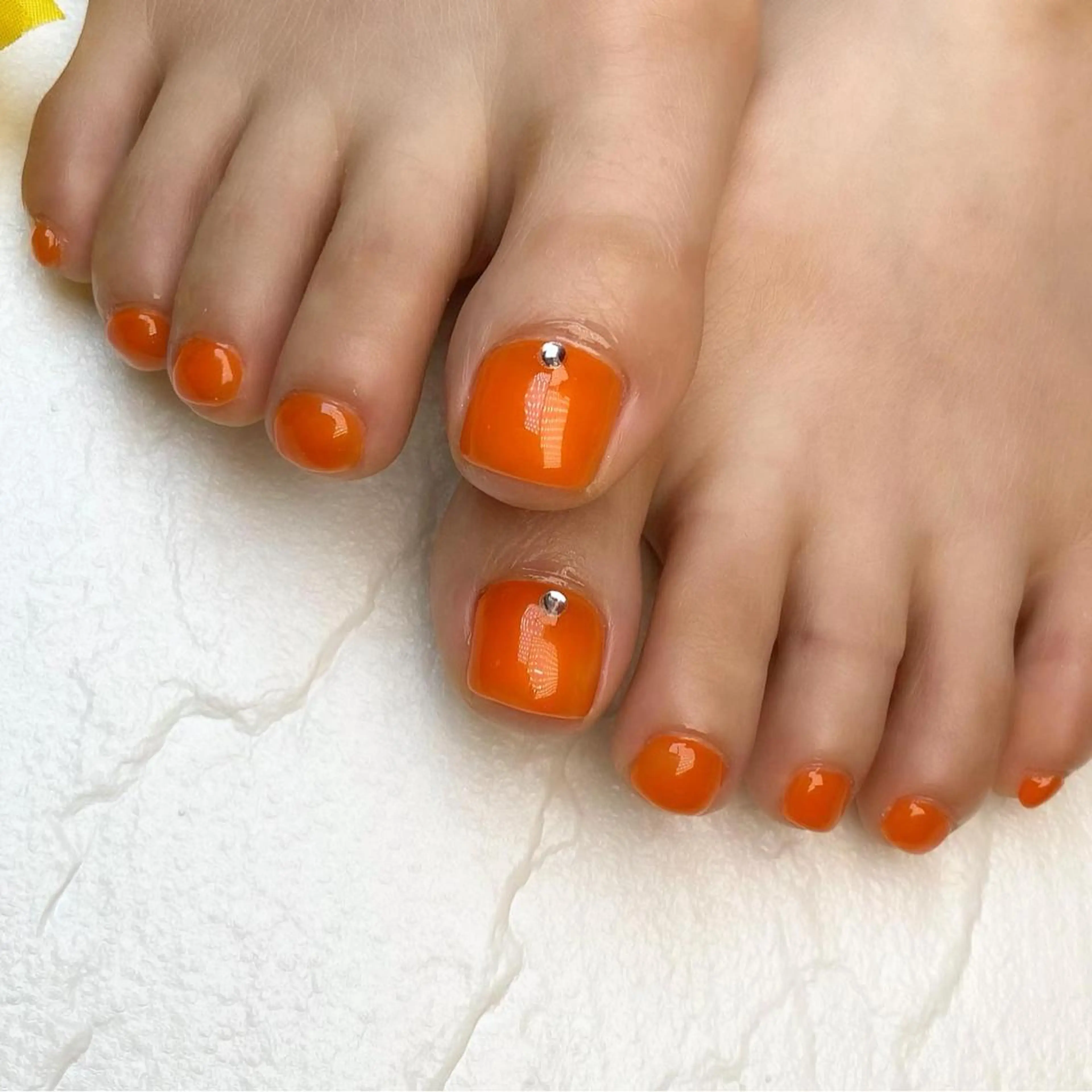 ネイル ワンカラーネイル フットネイル Nail ameria megu所属・ameria meguのネイルデザイン