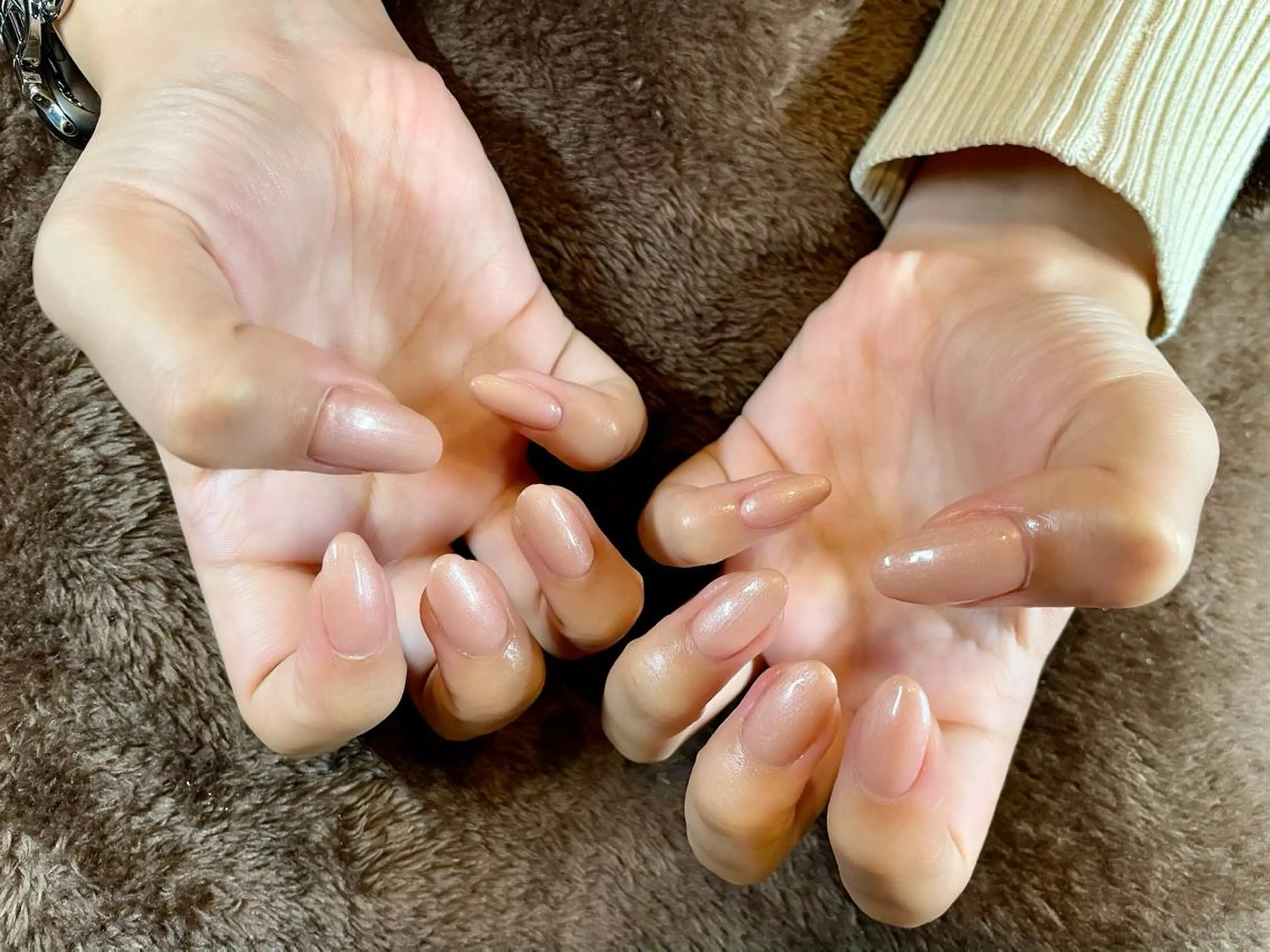 ネイル ワンカラーネイル ささき れいなのネイルデザイン