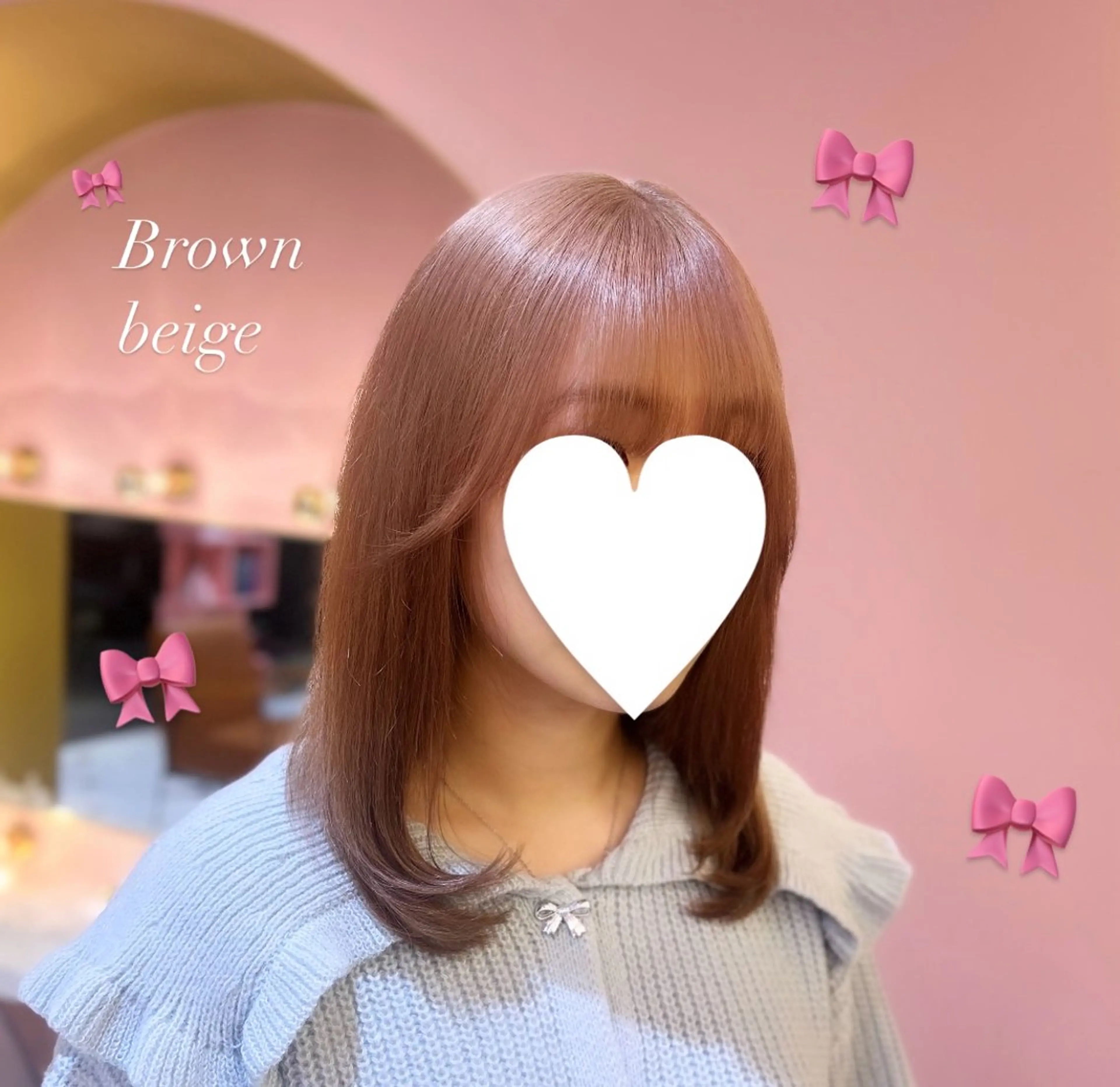 ミディアム カラー ヘアカラー トリートメント fish所属・横浜/レイヤー/ボブ shiira👼🏻のヘアスタイル