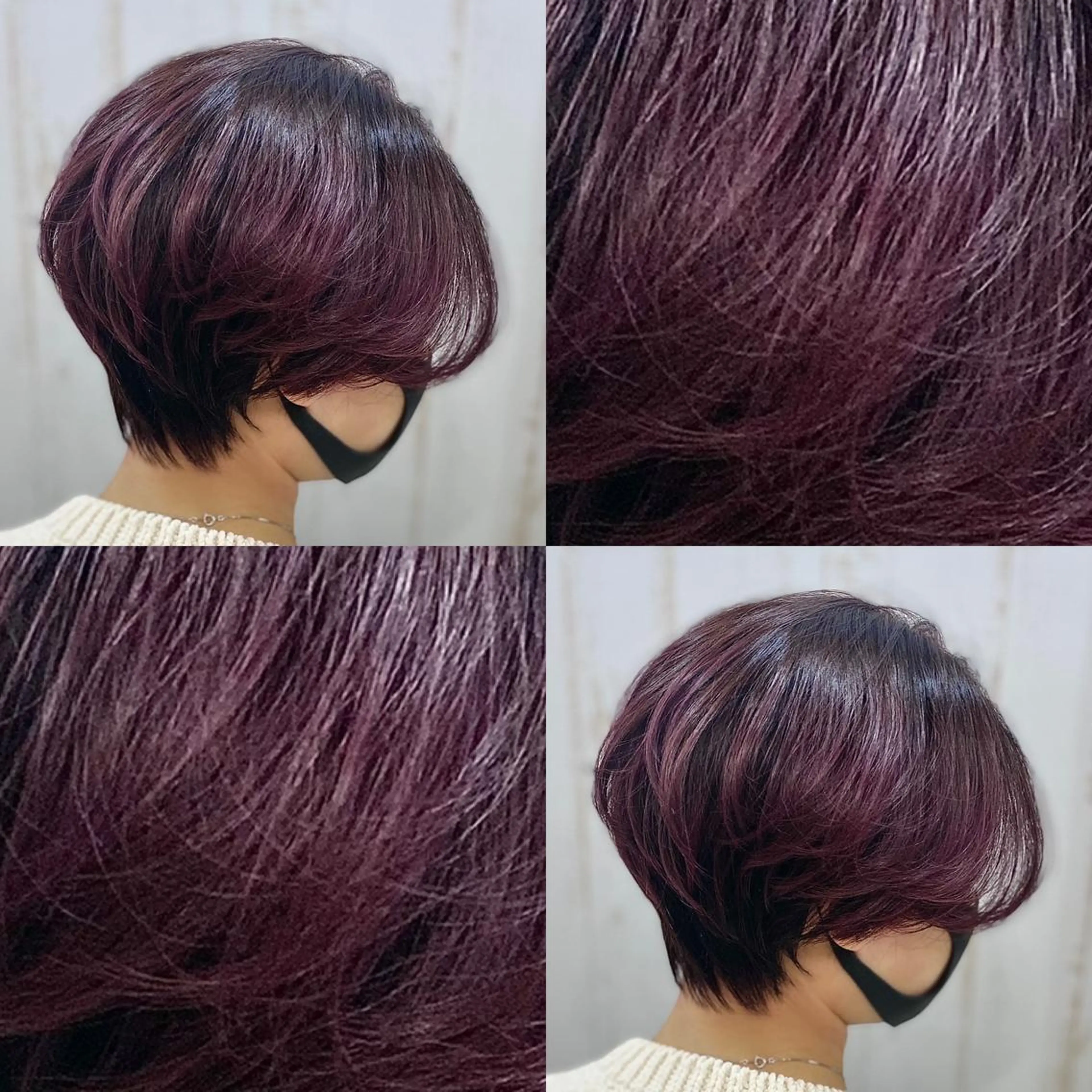 ショート カラー ハイトーン💫 エクステ💫maiのヘアスタイル