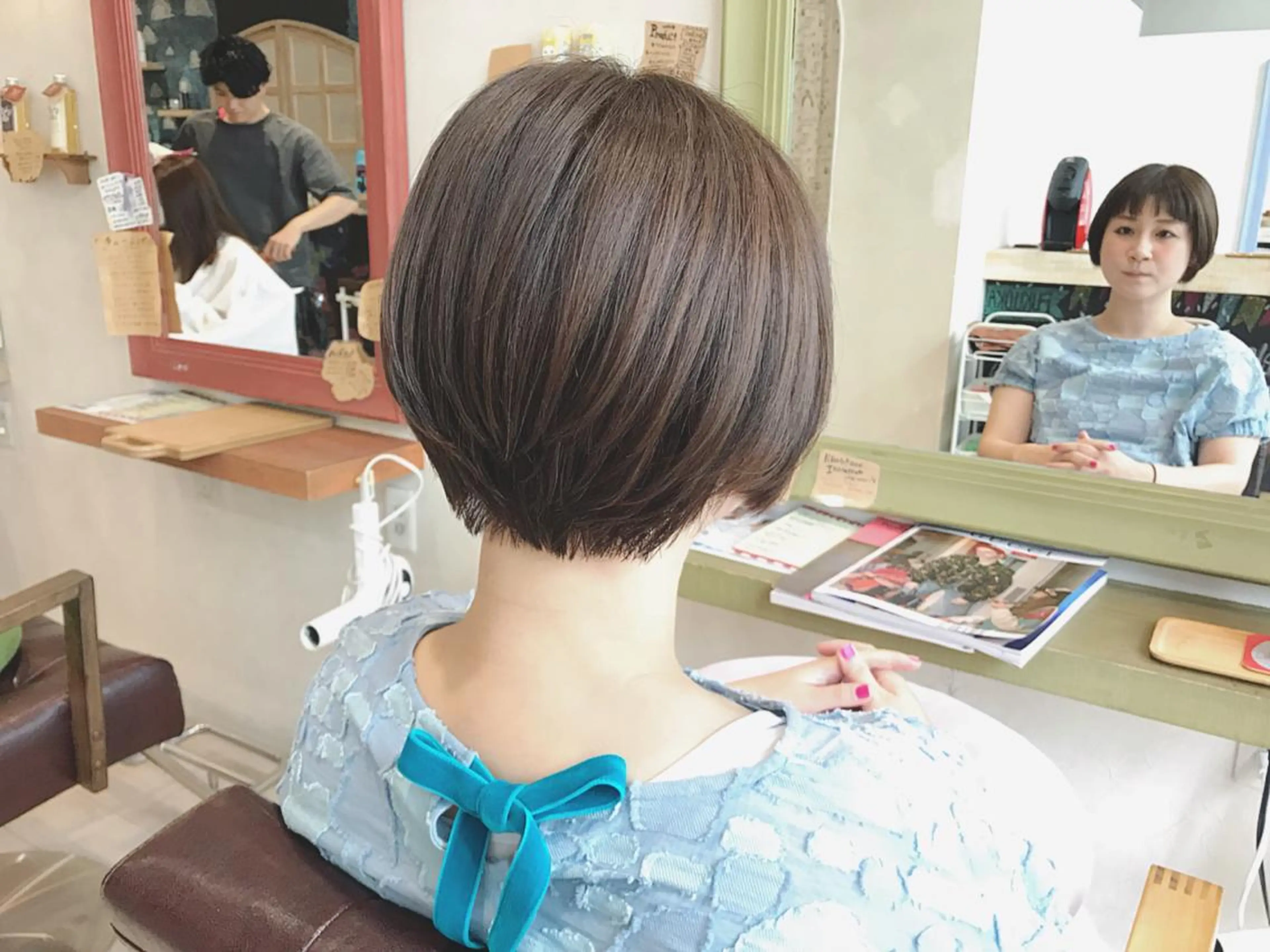 ショート カラー ショートヘア メンズ指名多数!! SiLO 田島のヘアスタイル