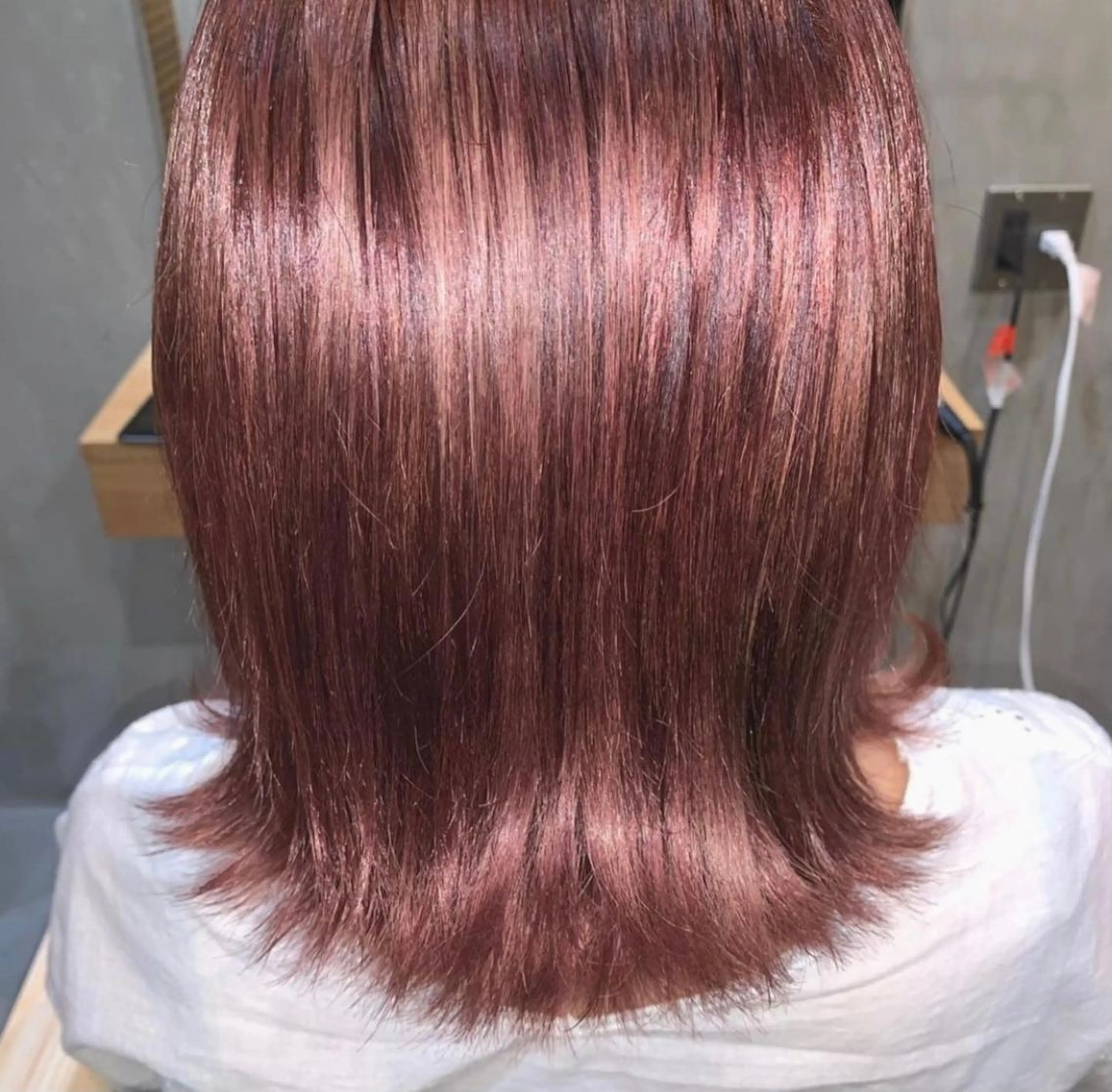 ミディアム カラー 韓国レイヤー/髪質 改善/縮毛🤍吉田のヘアスタイル