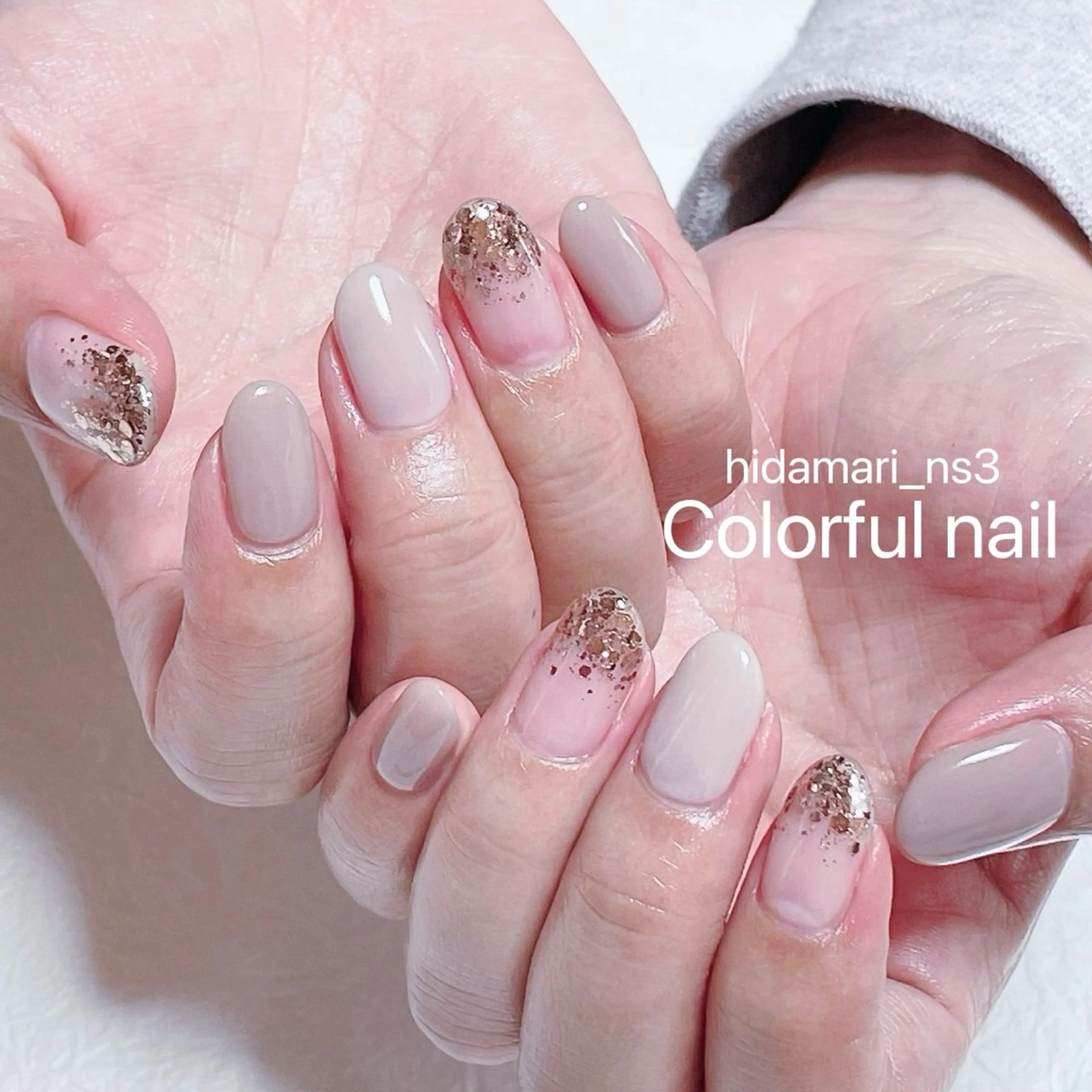 ネイル マグネットネイル ワンカラーネイル NailSalon ひだまりのネイルデザイン