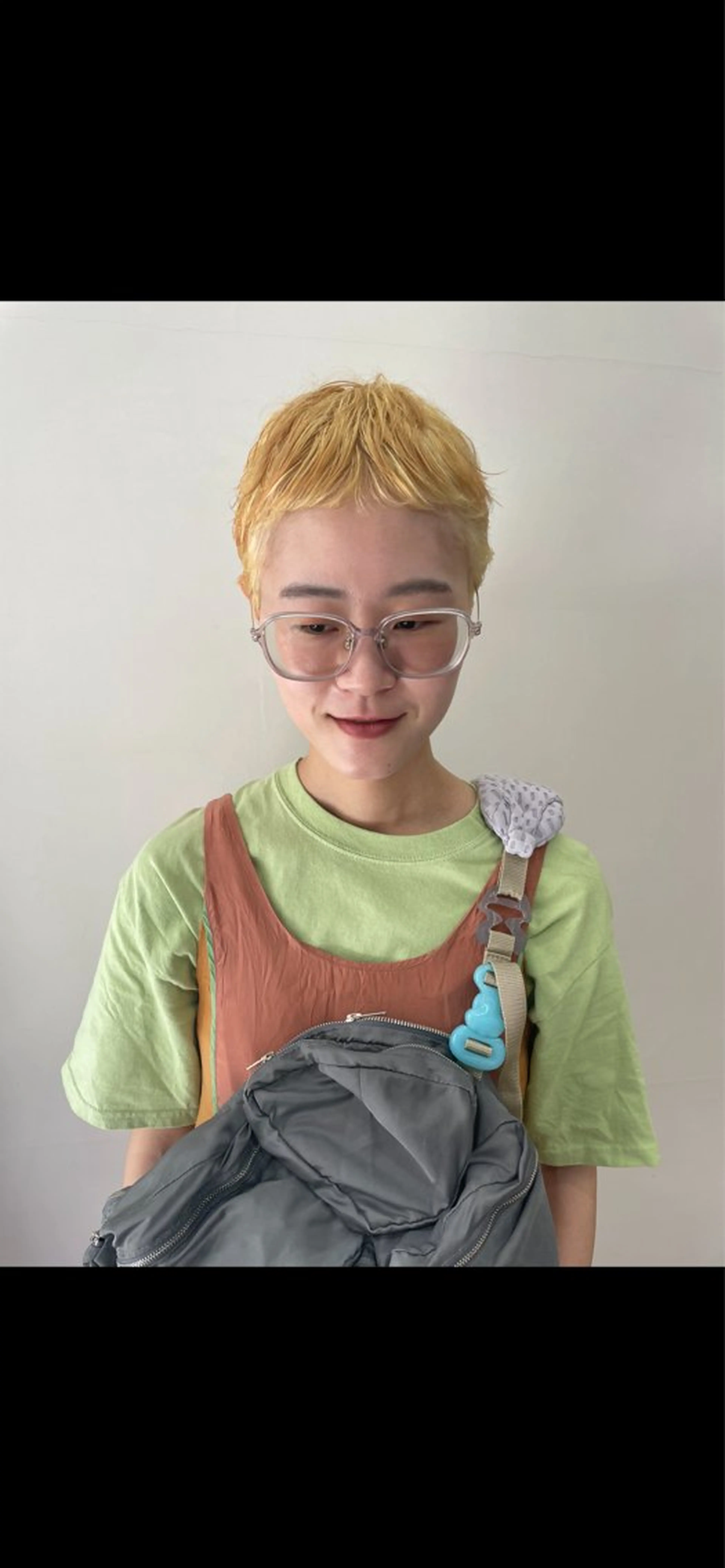 ショート カラー パーマ ヘアアレンジ メンズ 抜きっぱなしブロンド ブロンド カット ヘアカラー トリートメント tatsumi/ボブ ウルフ/レイヤーのヘアスタイル