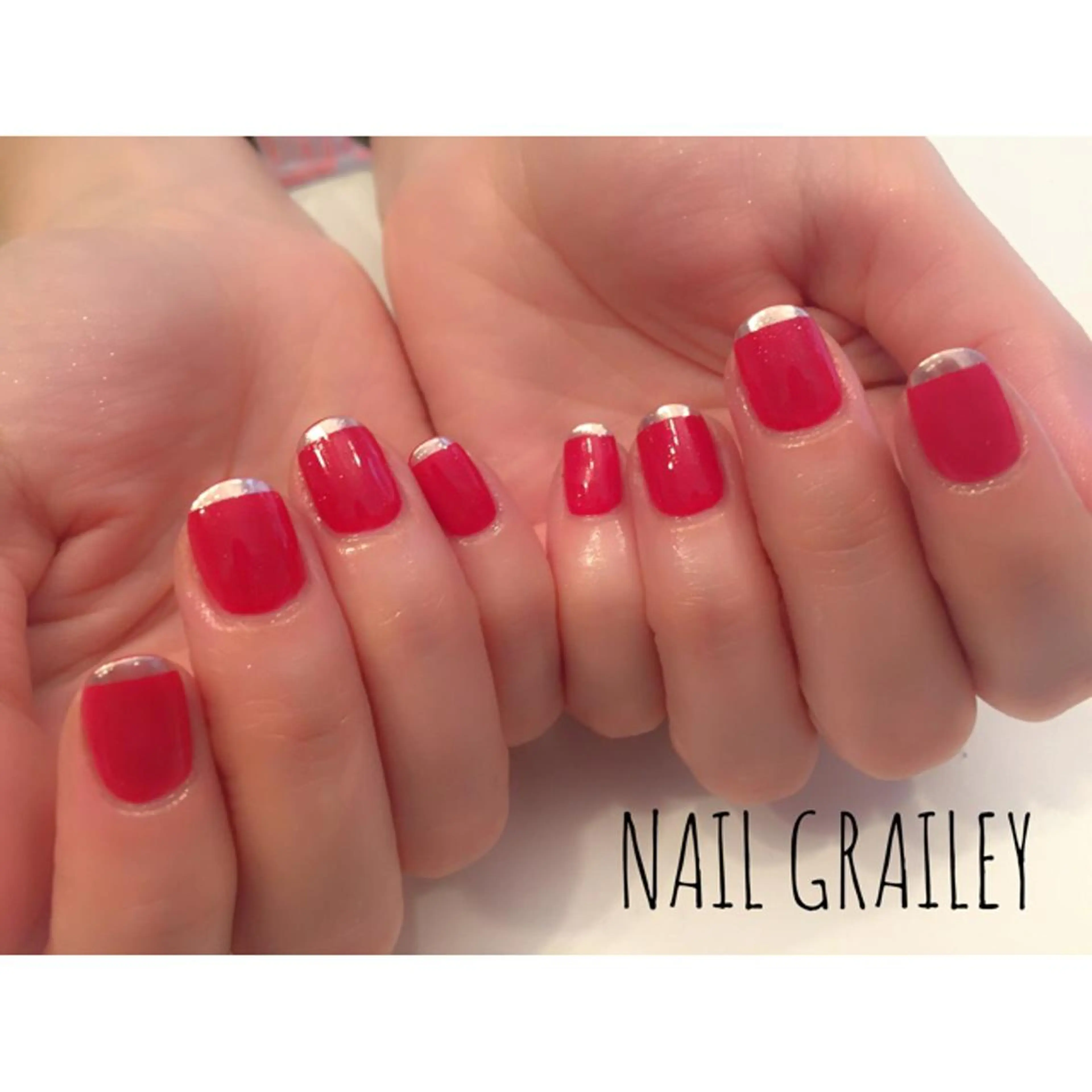 ネイル ミラーネイル ワンカラーネイル nail makoのネイルデザイン
