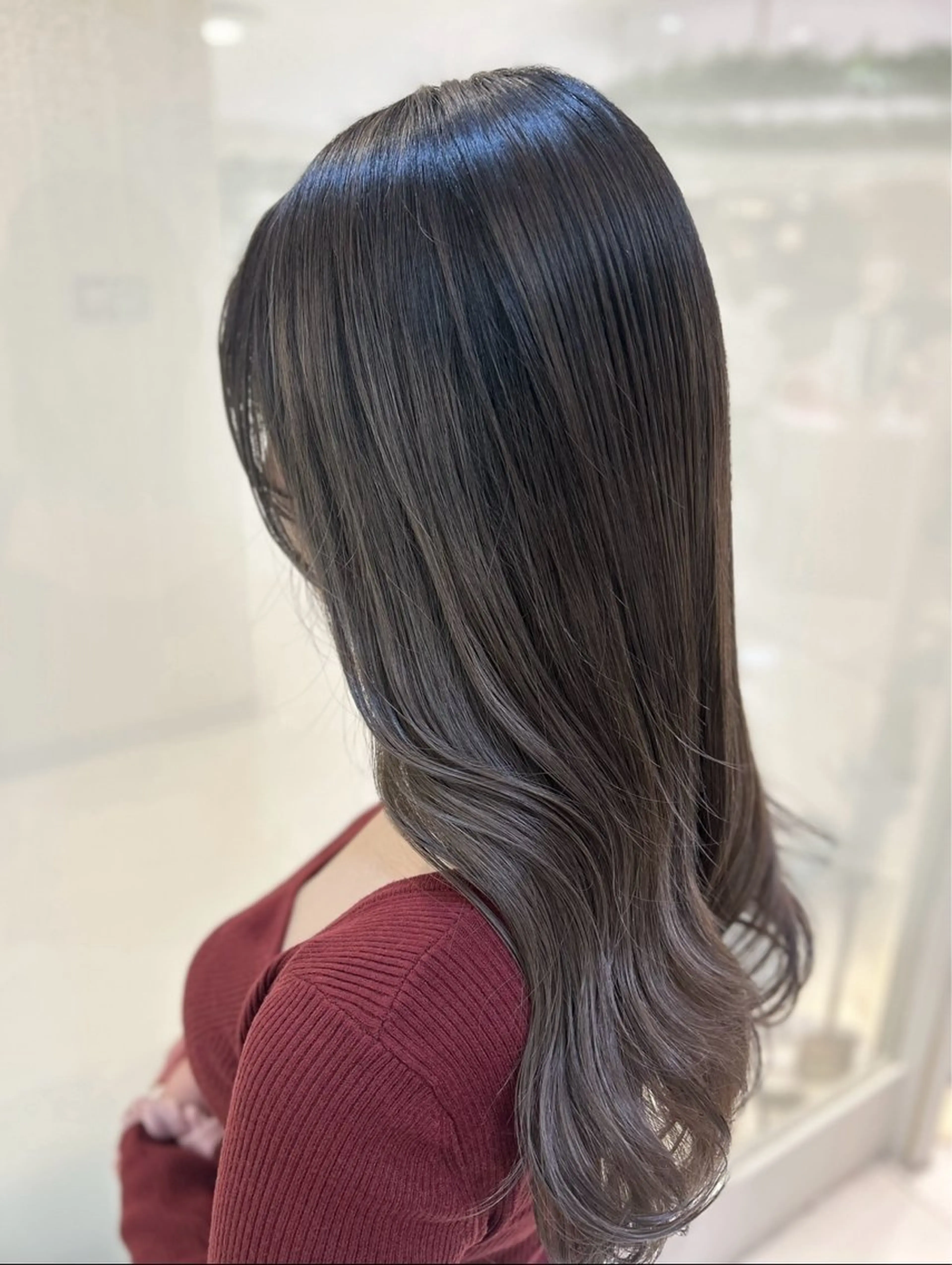 ロング カラー ヘアカラー トリートメント 髪質改善/縮毛矯正 ササキナツミのヘアスタイル