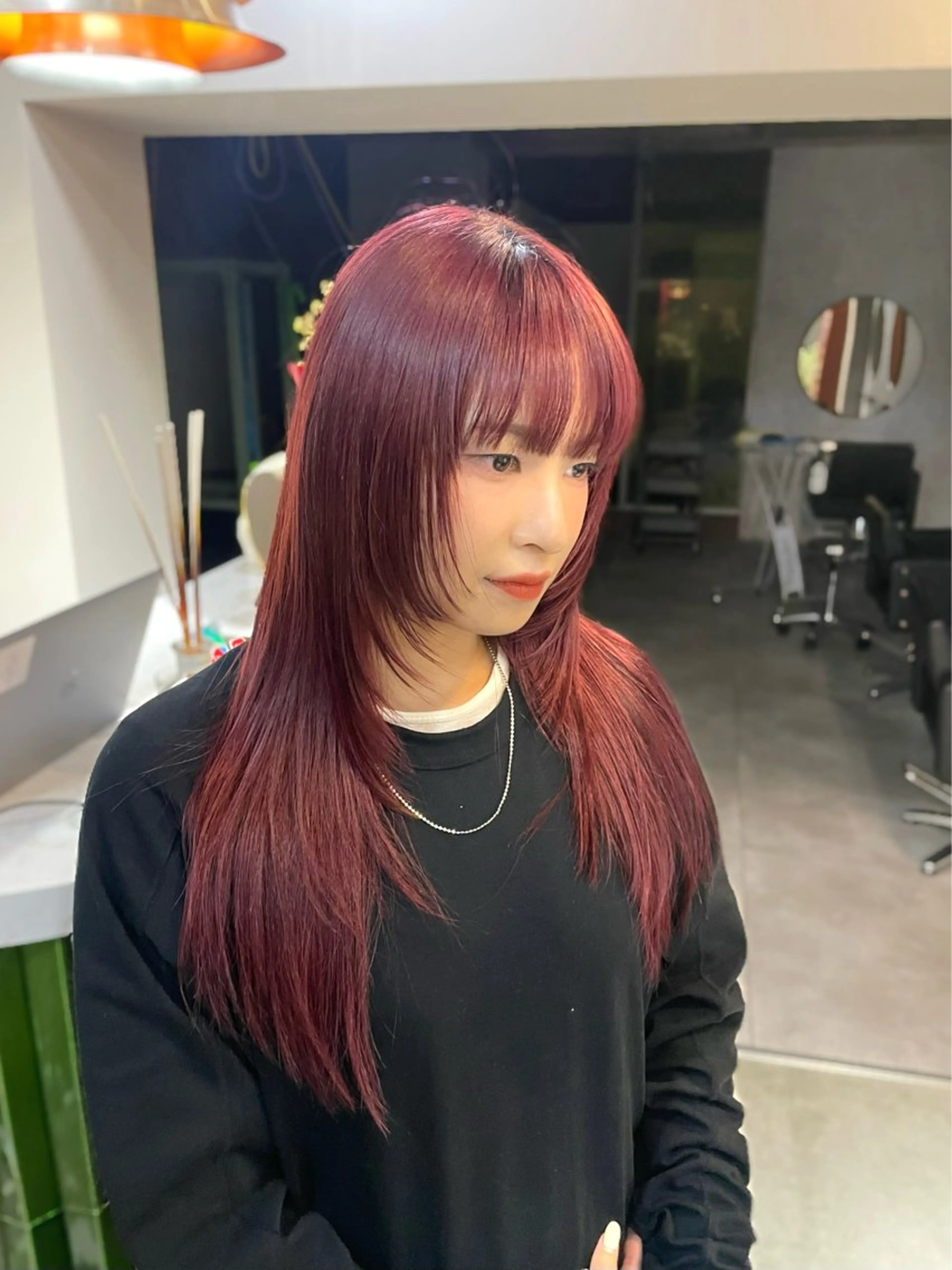 ロング ハイトーン/メンズ/ デザイン/梅田/ミユのヘアスタイル