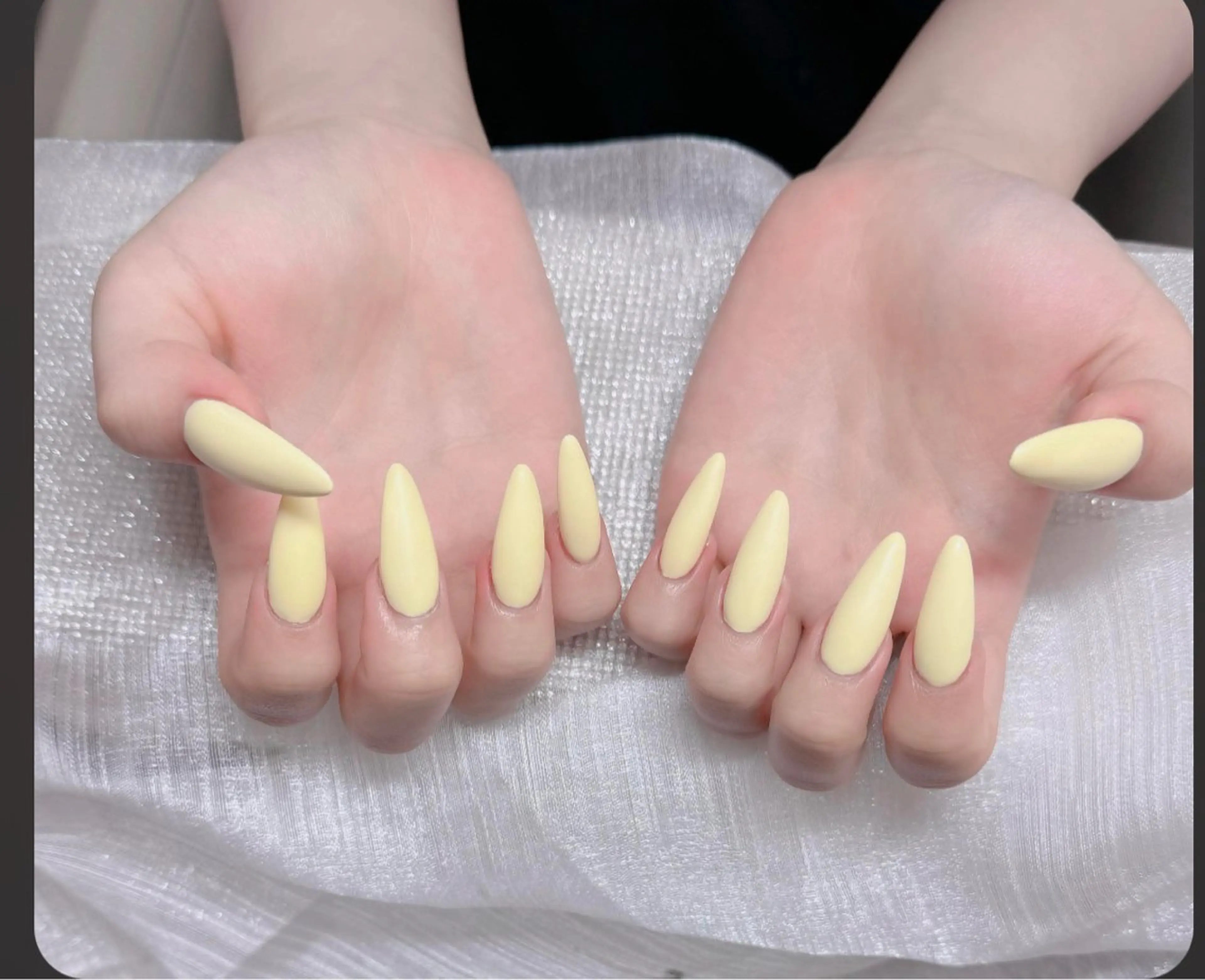 ネイル フレンチネイル ジェルネイル ガラスフレンチ ハロウィン ハート ハンドネイル H.baby Nail Salonのネイルデザイン