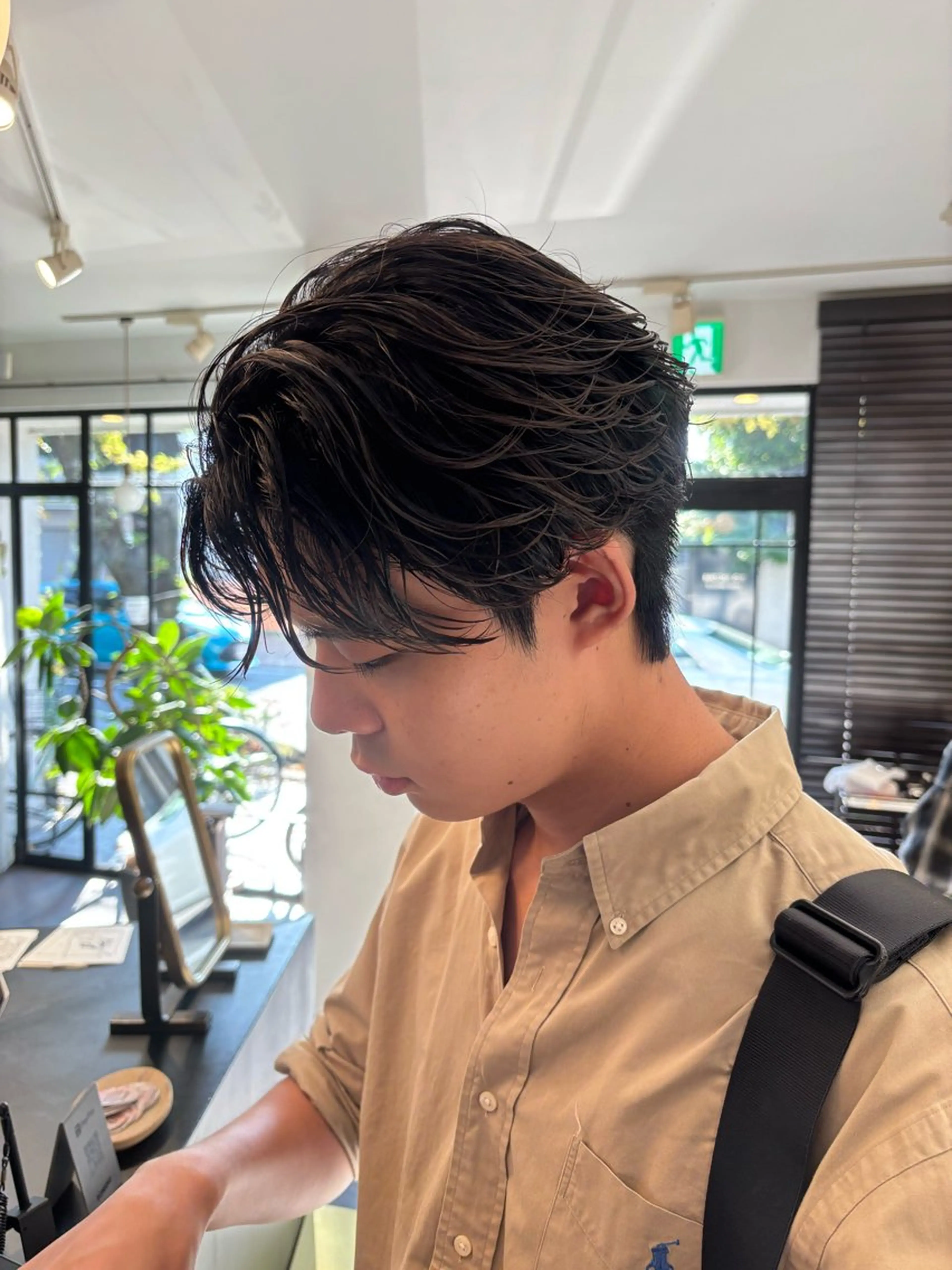 ショート パーマ メンズパーマ/ 上原琉介のヘアスタイル