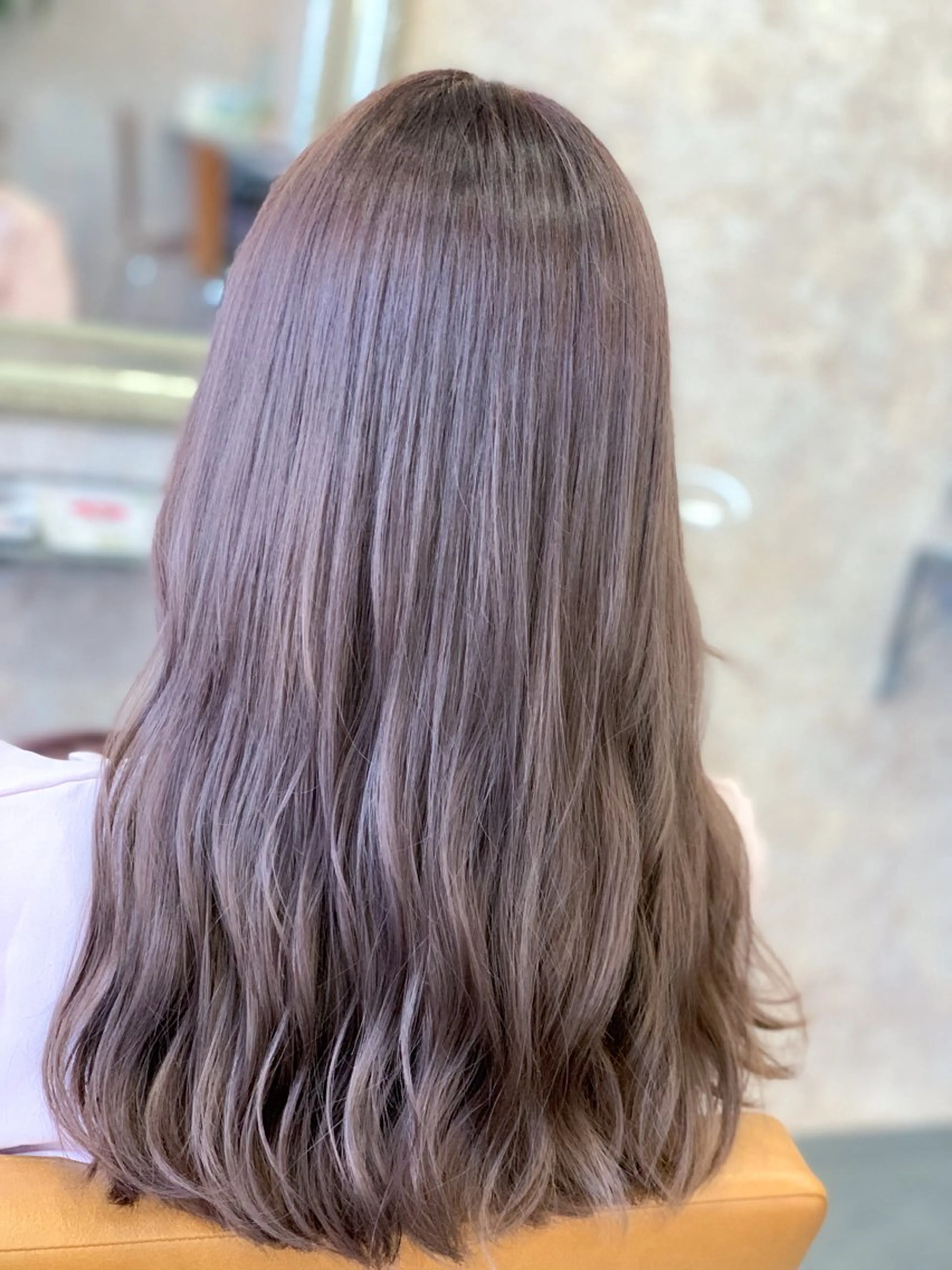 ロング ボブ ハイライト 髪質改善 韓国風ヘア レイヤーカット ヘアカラー トリートメント ank classic hair【アンククラシックヘアー】所属・バレ、ハイライト モデル募集　齋藤祐哉のヘアスタイル