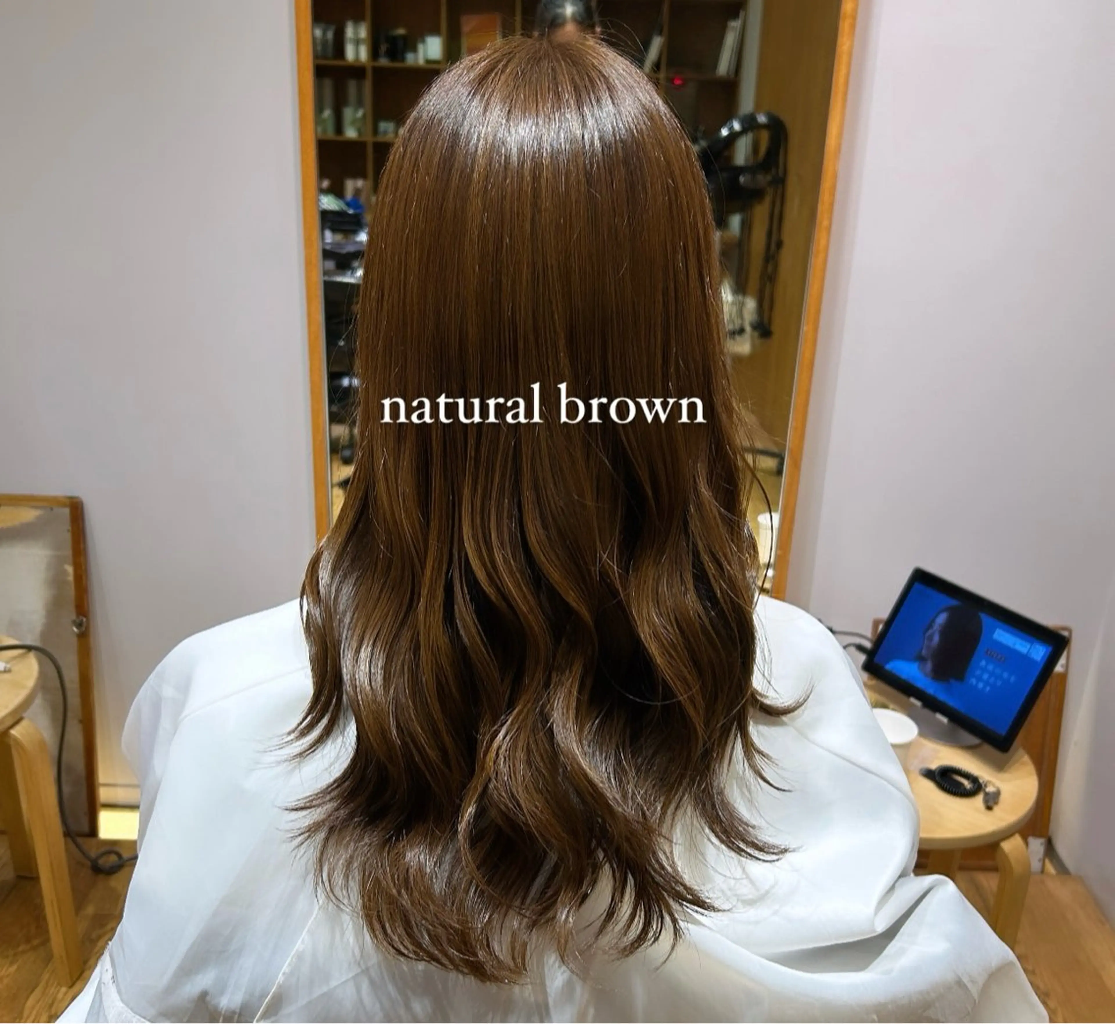 ロング カラー ブラウンカラー 透明感カラー ナチュラルブラウン 【ボブカット募集中】 ななこのヘアスタイル