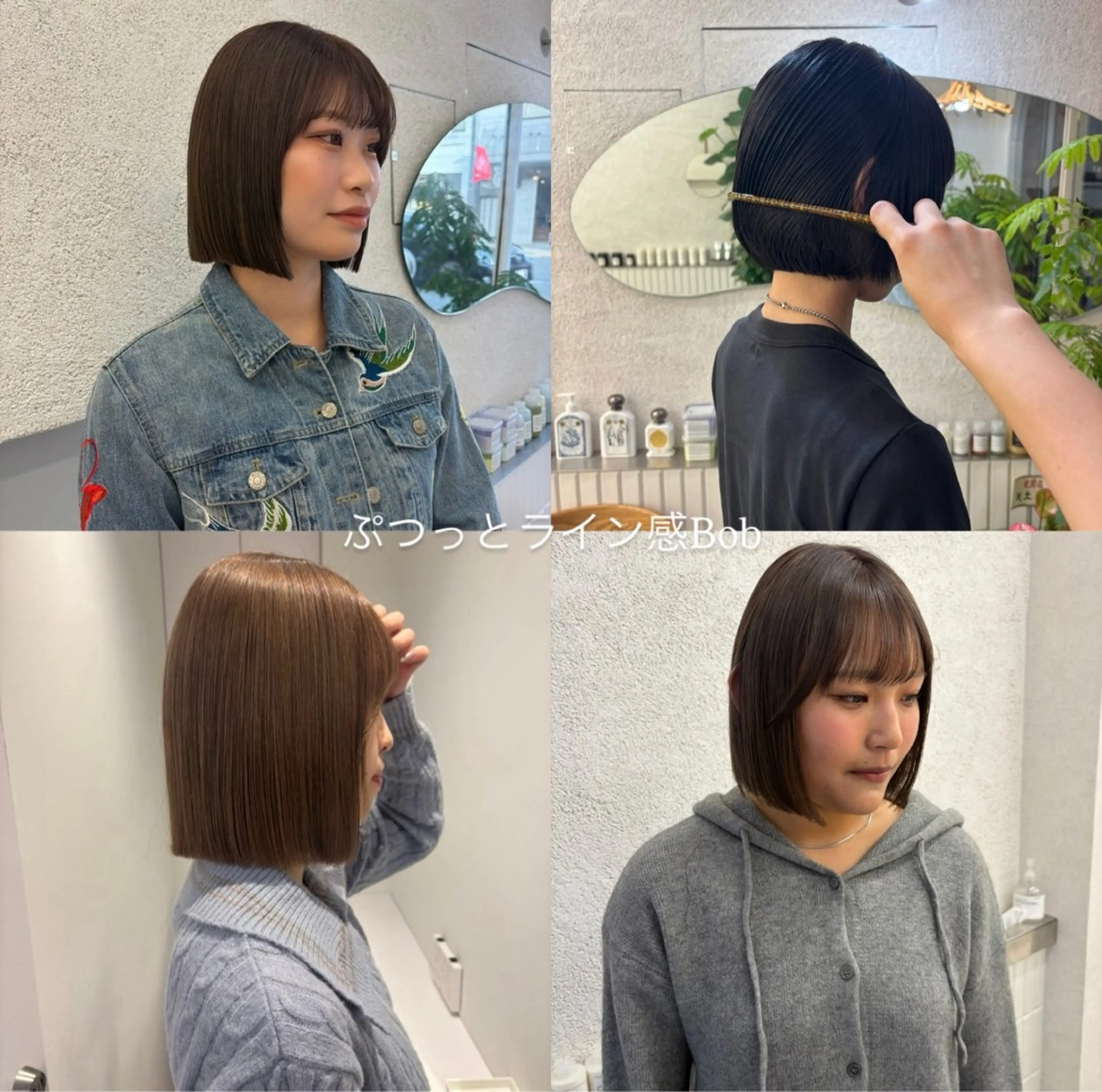 ショート カット ヘアカラー リン🔔ボブ cut 柔らかベージュ🤎のヘアスタイル