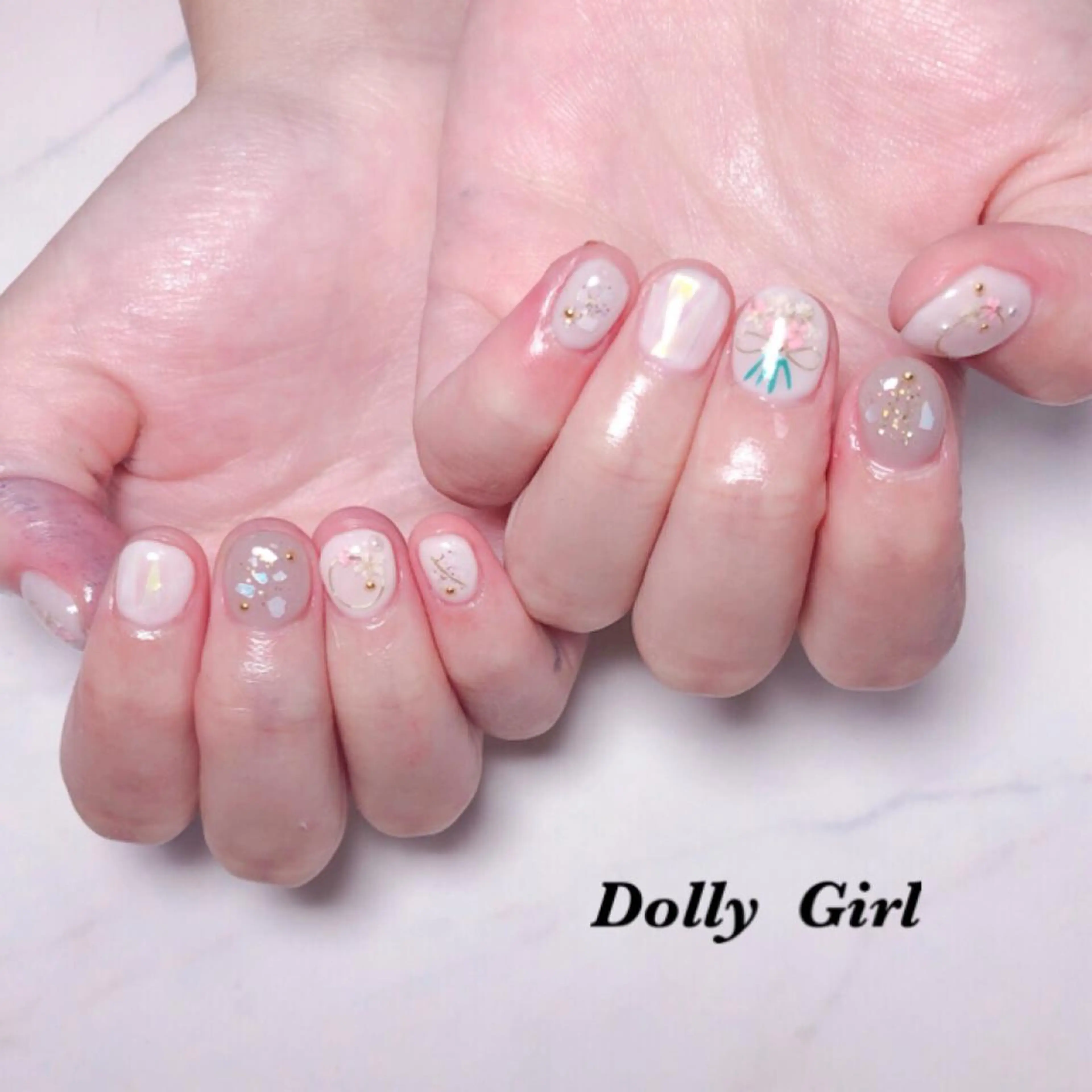 ネイル 個室ネイルサロンDolly  Girl〜ドーリーガール〜所属・DollyGirl KYOKOのネイルデザイン