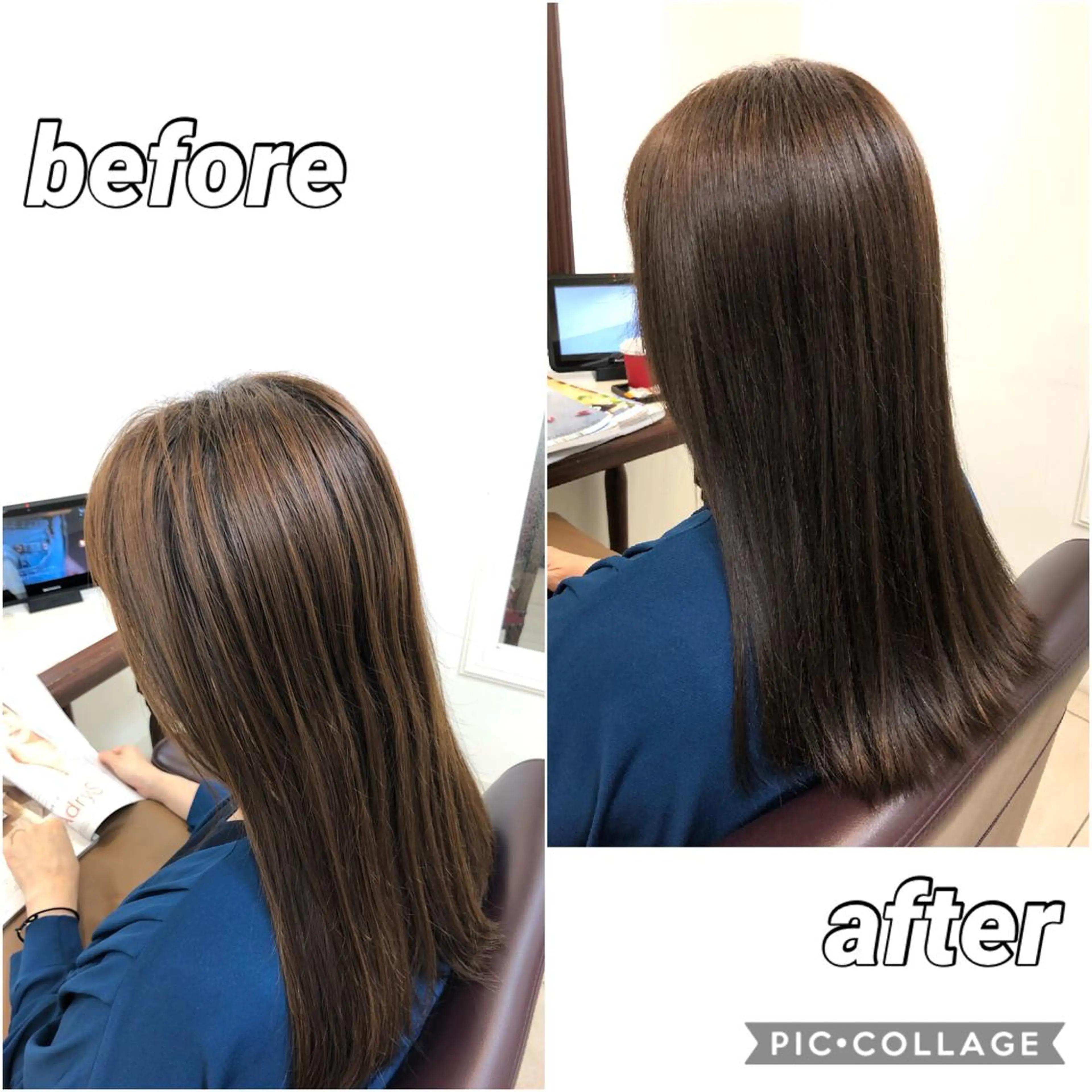 ロング カラー ベージュカラー ヘアカラー トリートメント 🫧髪質改善×艶髪 🫧根本泰成🫧のヘアスタイル