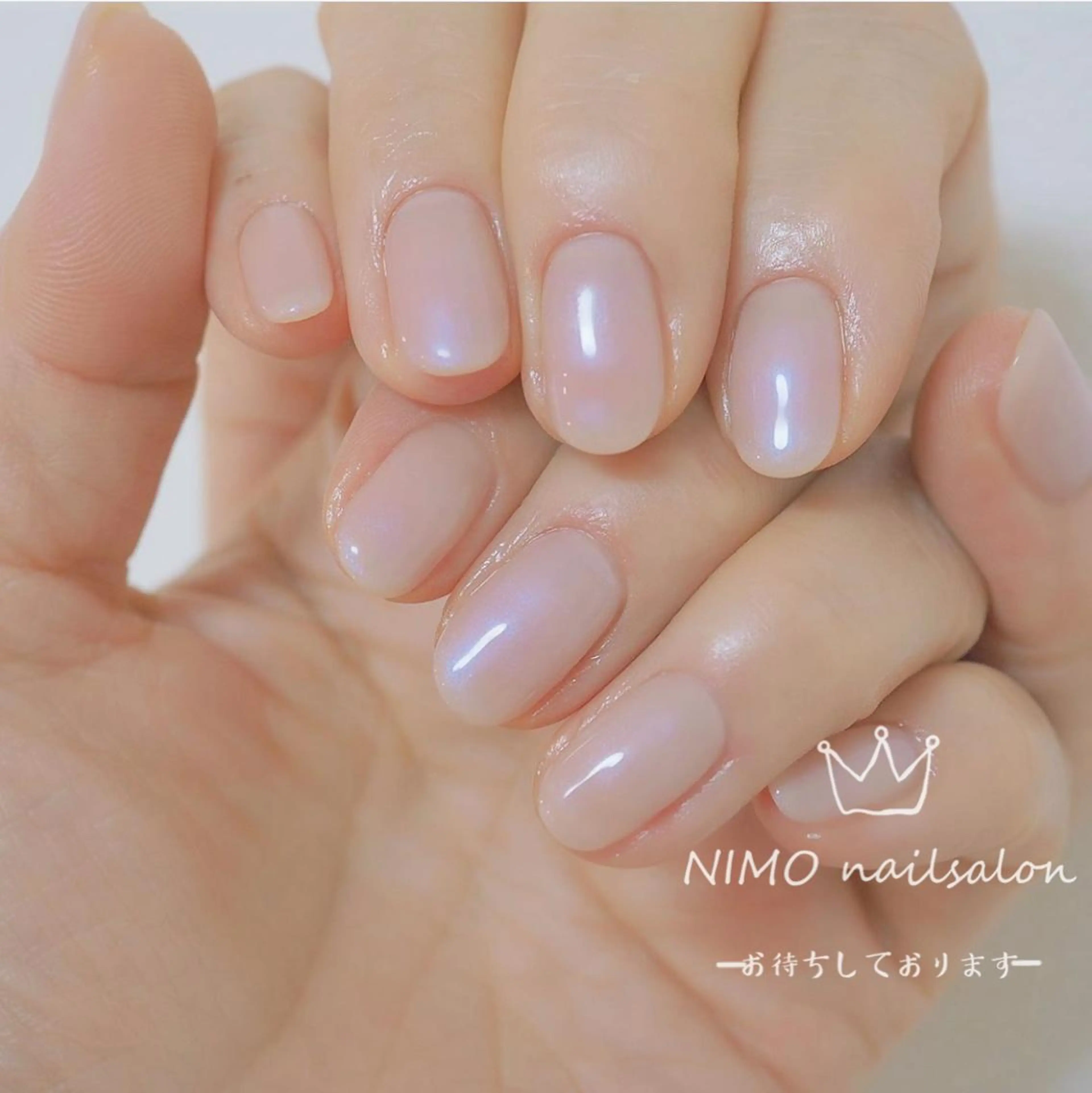 ✨キラっとした光沢感が可愛いミラーネイル🩷初回オフ無料の写真