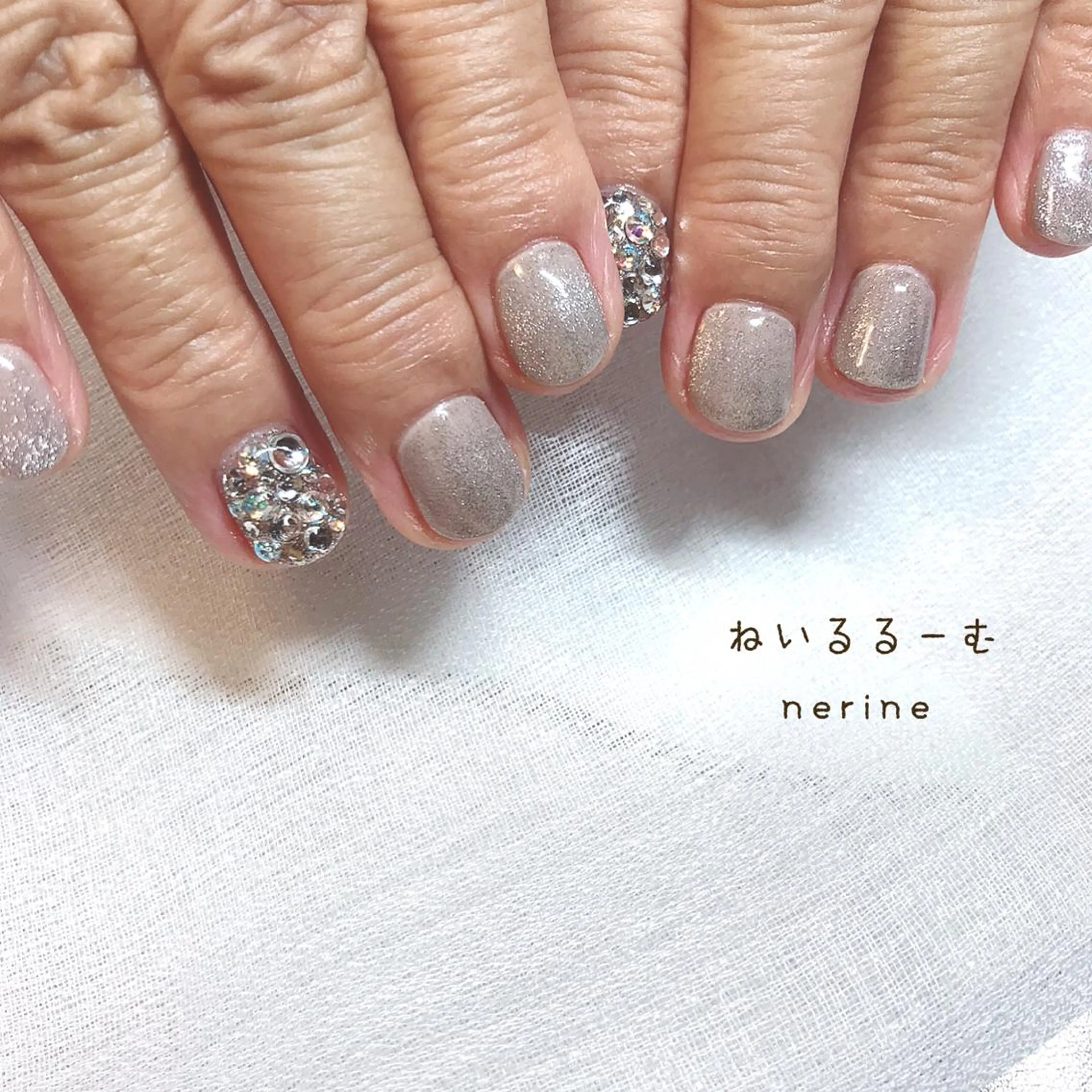 ネイル フットネイル ジェルネイル ニュアンスネイル シンプルネイル ストーンネイル NAILST Naomiのネイルデザイン