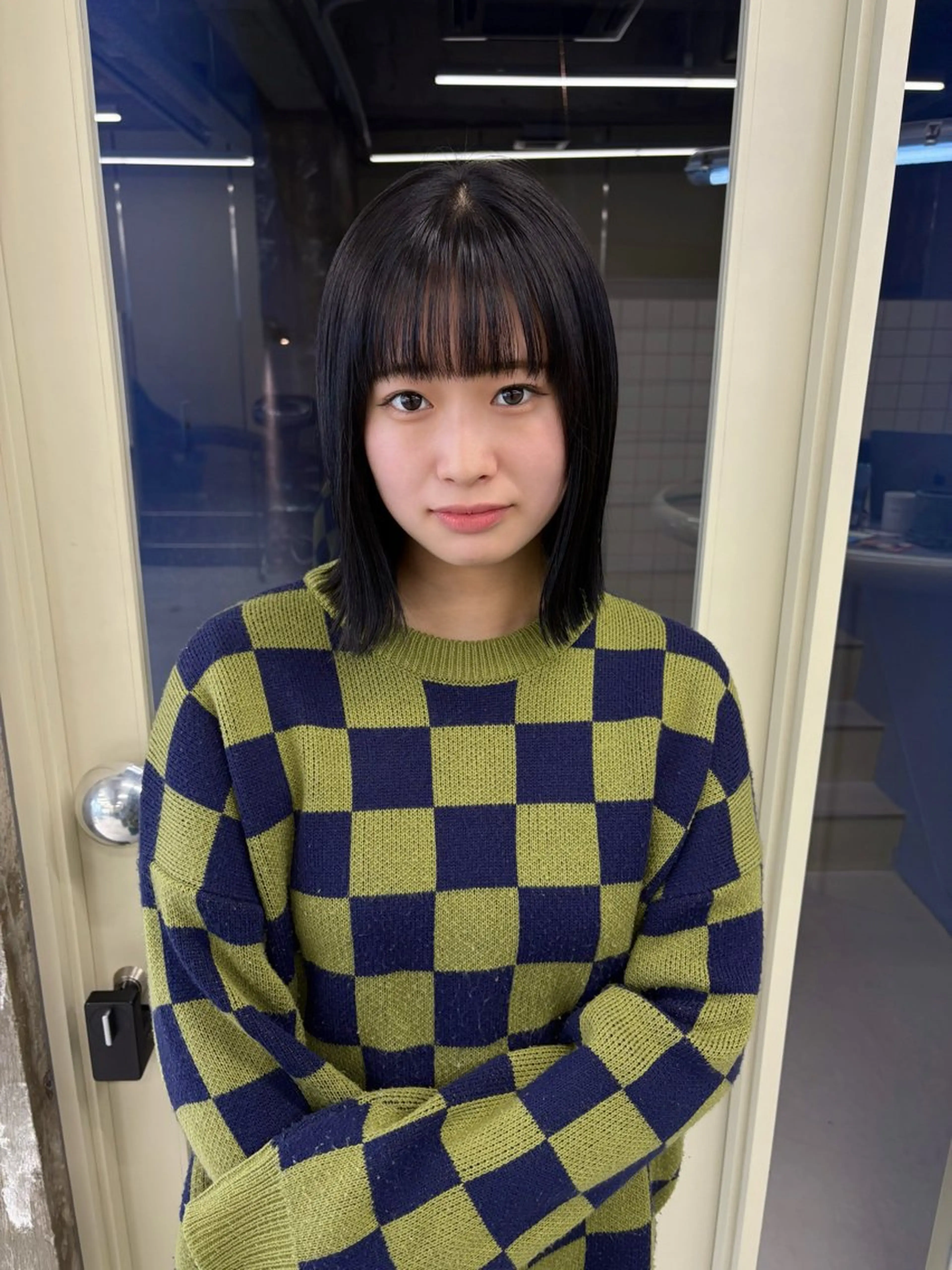 ミディアム カラー ヘアアレンジ BELLA阿部野 TOMOMIのヘアスタイル
