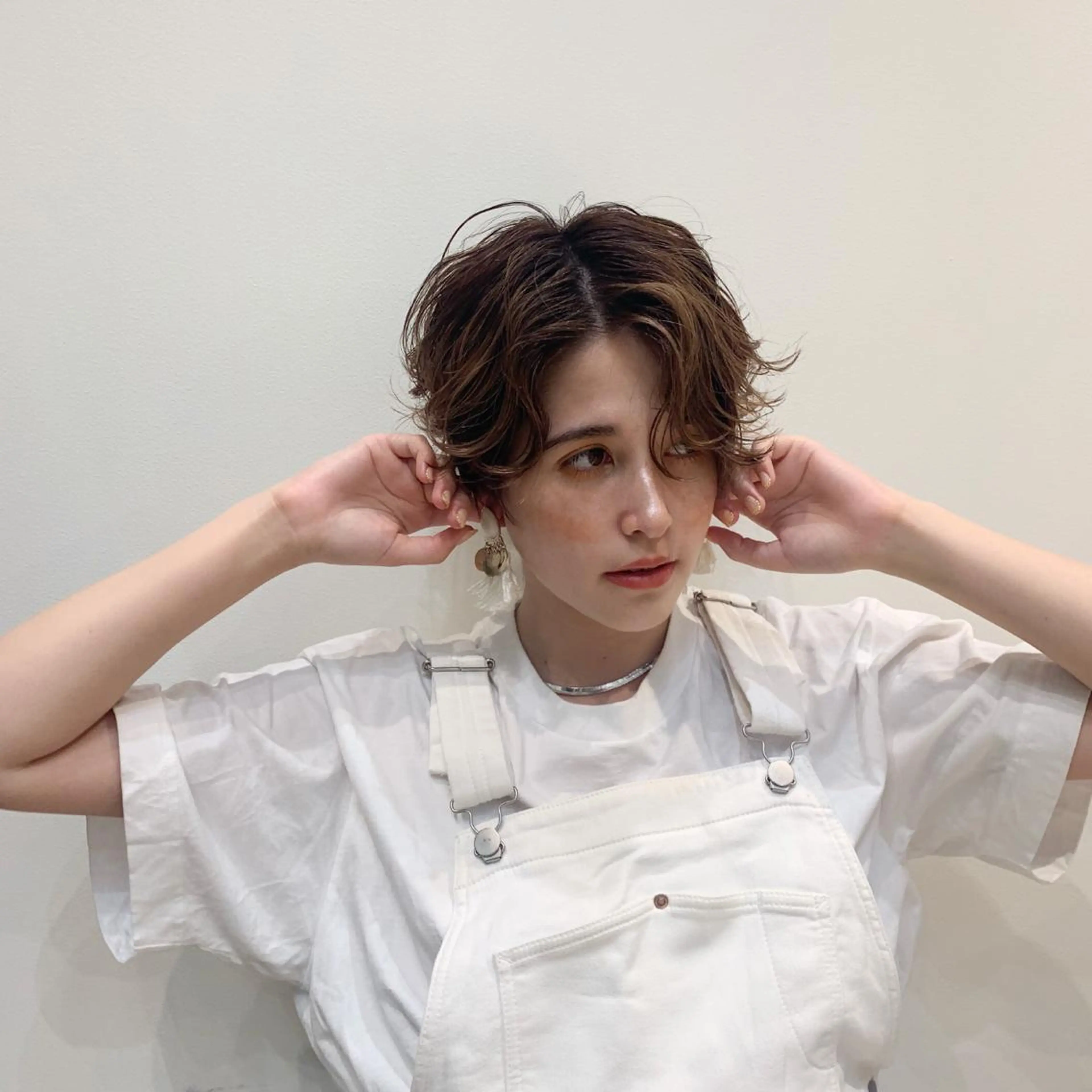 ミディアム パーマ 【韓国風くびれヘア】 joule小木曽輝のヘアスタイル