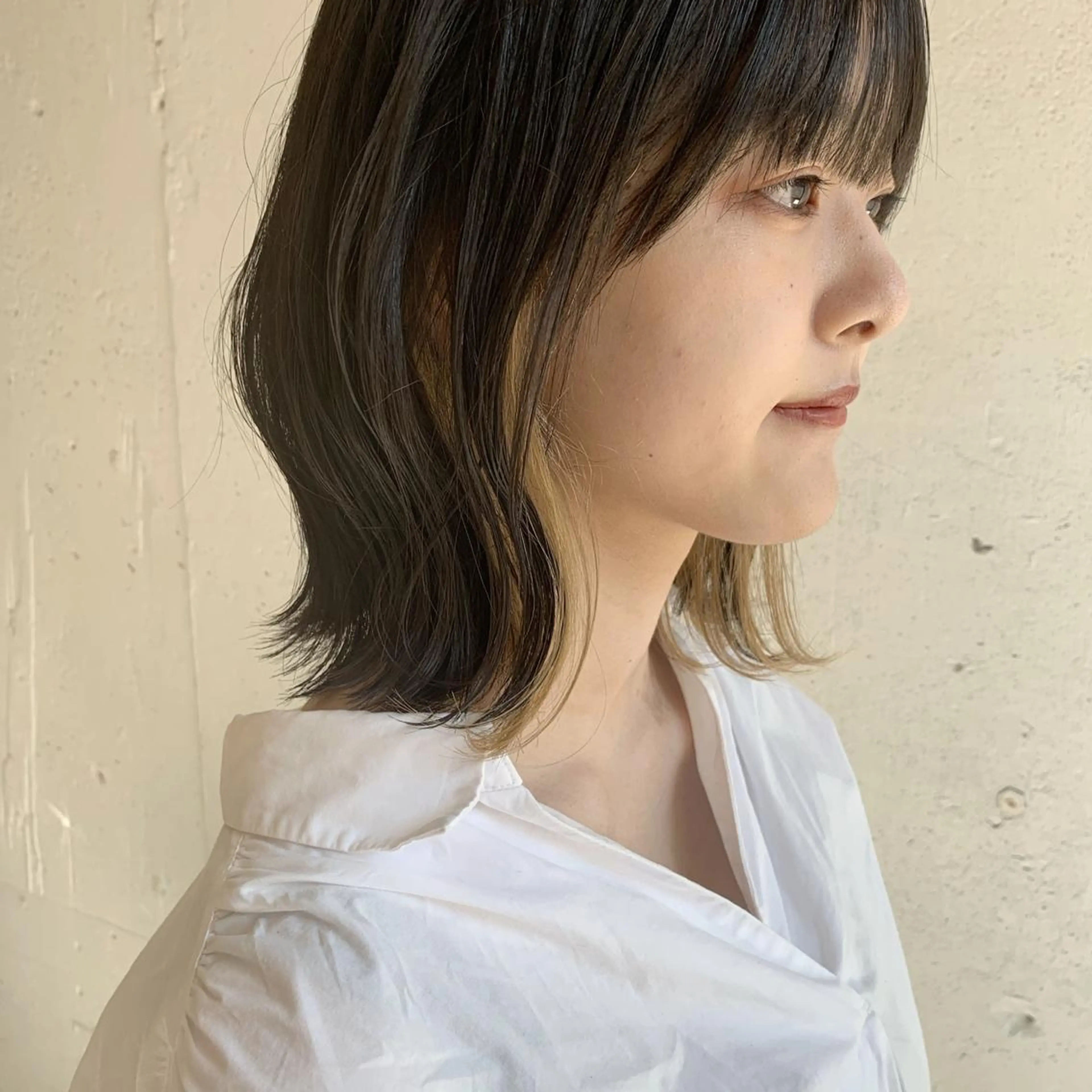 ミディアム カラー ヘアカラー 🎈馬場佑馬/ スパイラルパーマ🎈のヘアスタイル