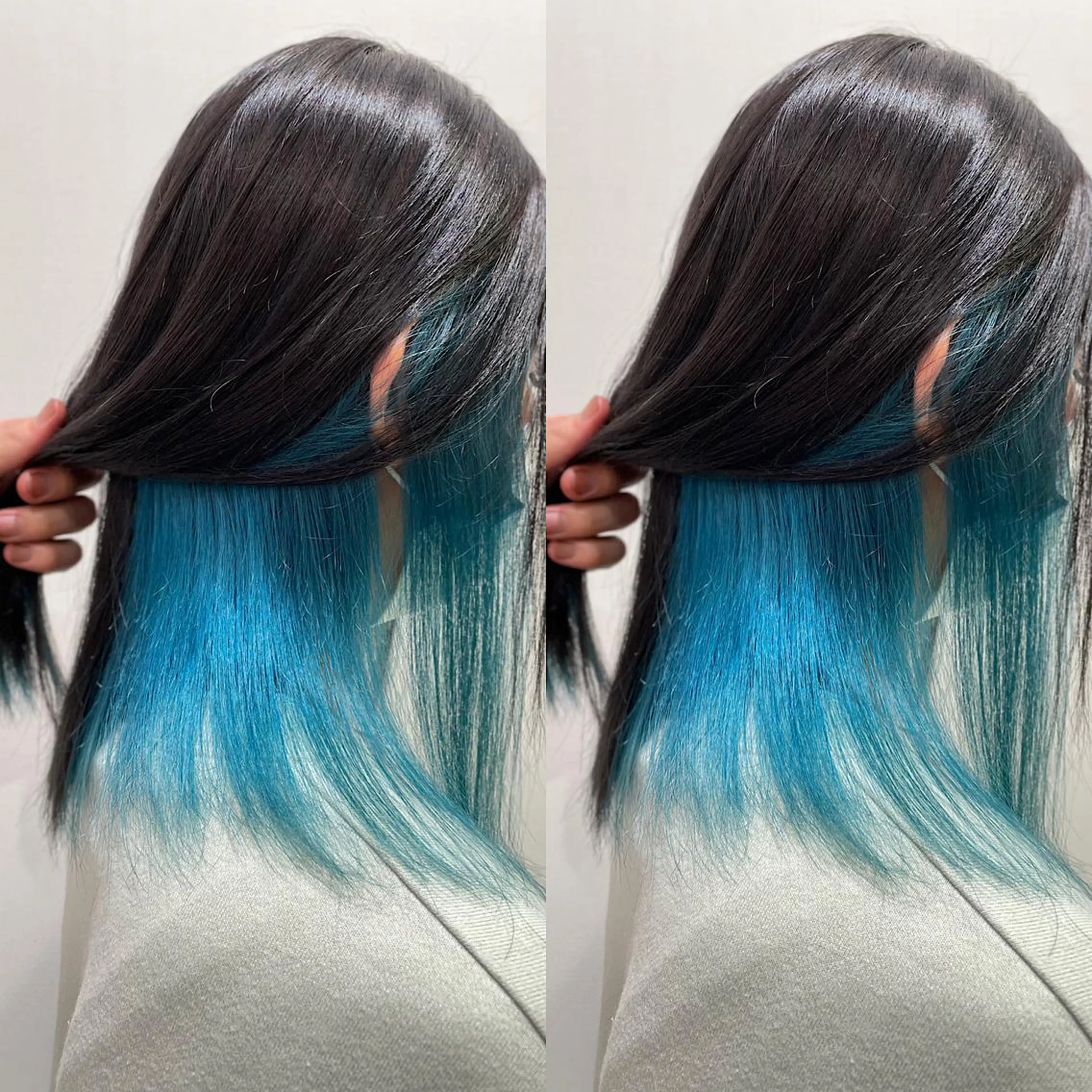 セミロング カラー ヘアカラー トリートメント ナカタケ ユウのヘアスタイル