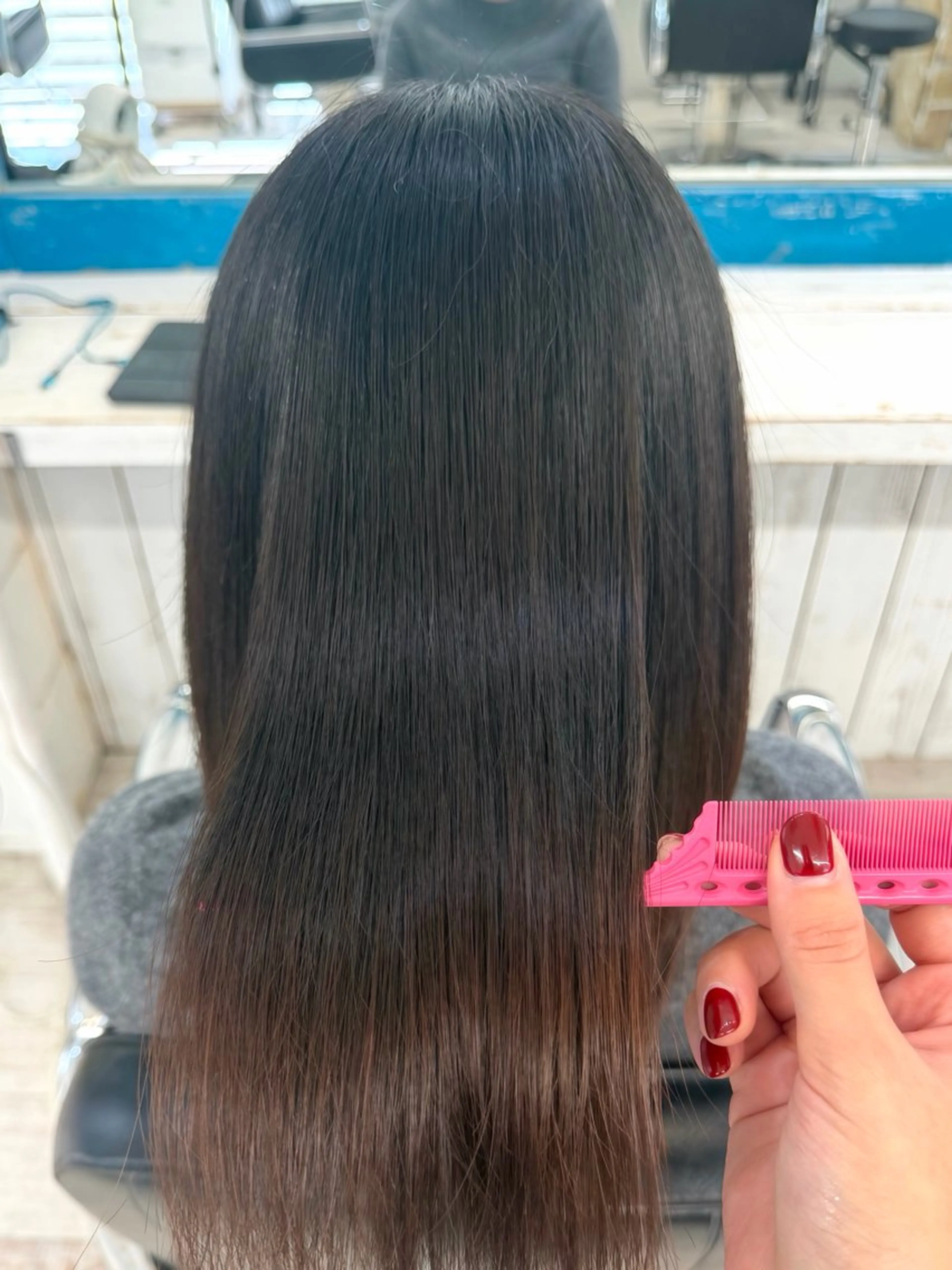 セミロング トリートメント トリートメント natura所属・透明感カラー/ 髪質改善🤍ruriのヘアスタイル