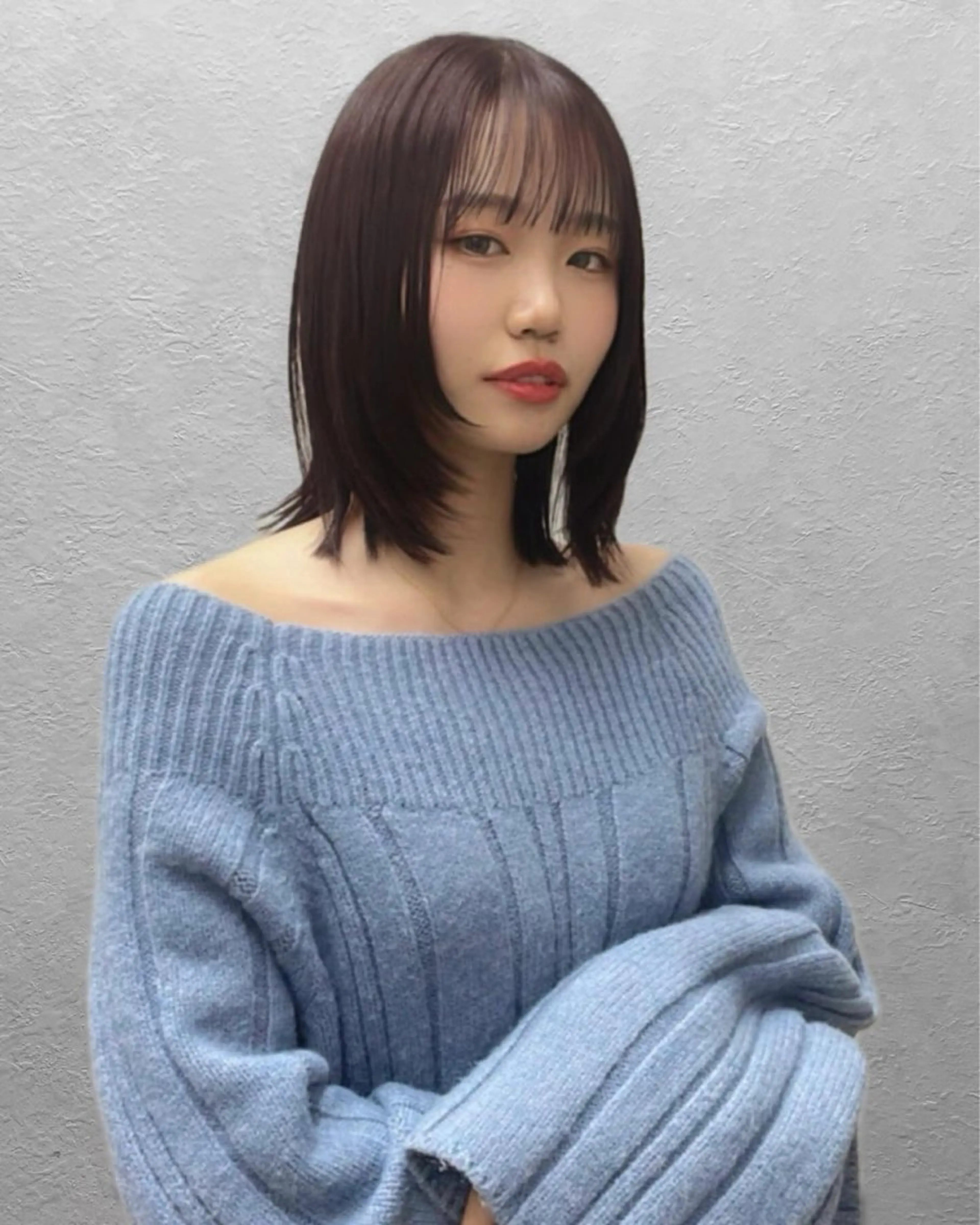 ミディアム カラー FRAME spa&hair room博多店【フレーム】所属・髪質改善｜顔周り｜博 多｜川上智也のヘアスタイル