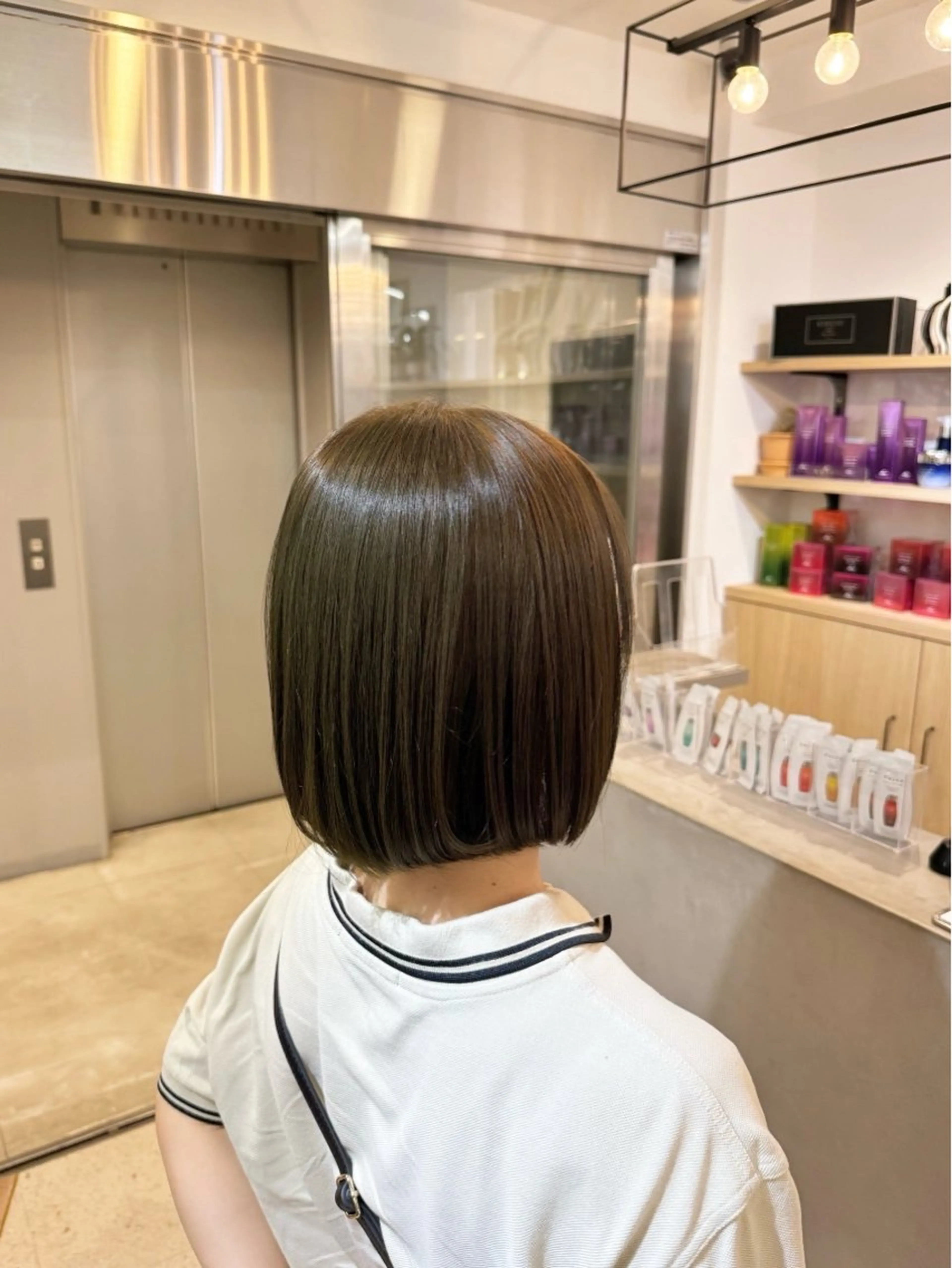 ショート ボブ 箕面/ボブ/ 髪質改善/加藤優眞のヘアスタイル