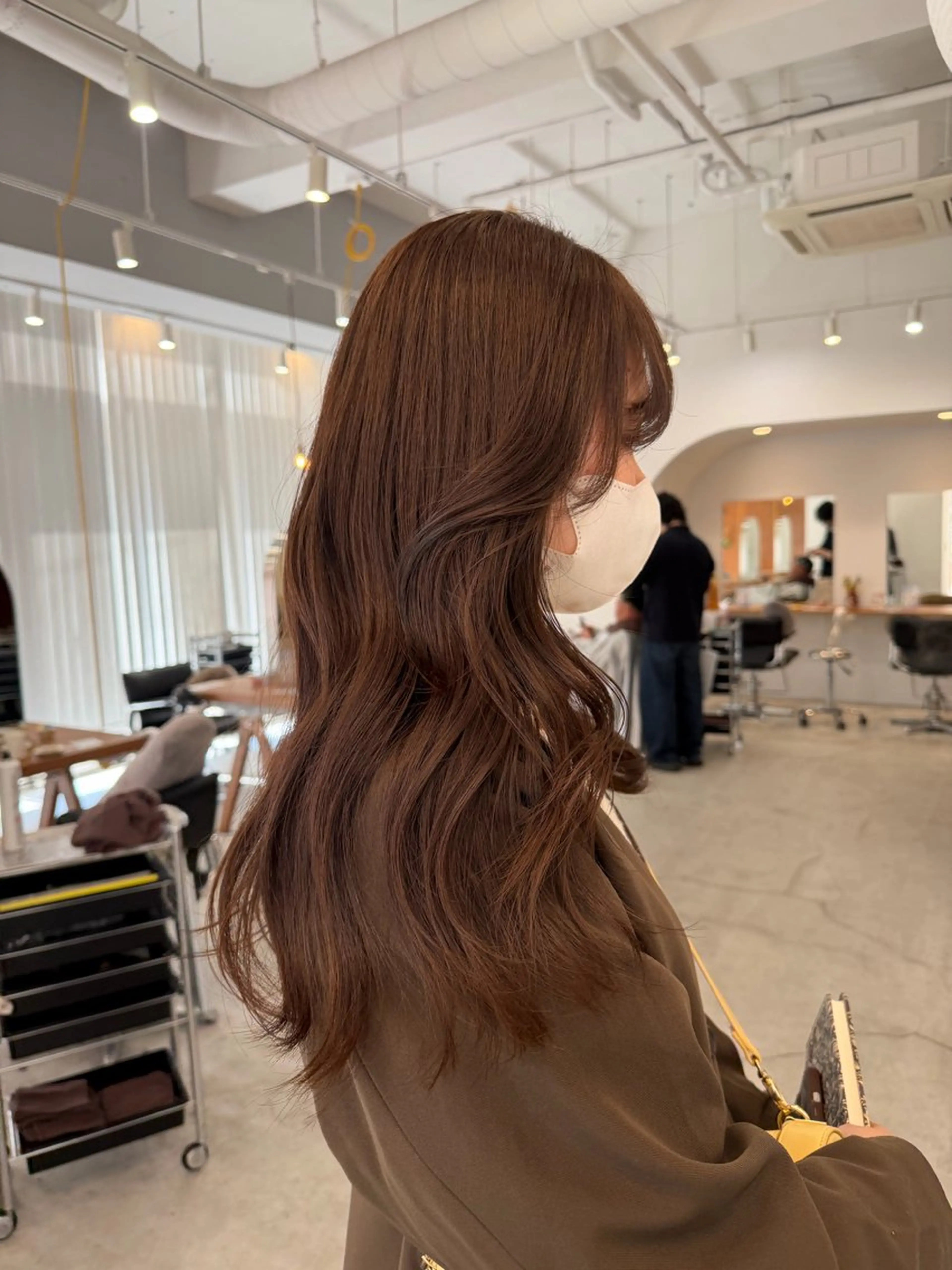 ロング カラー ヘアカラー 山口 愛結のヘアスタイル