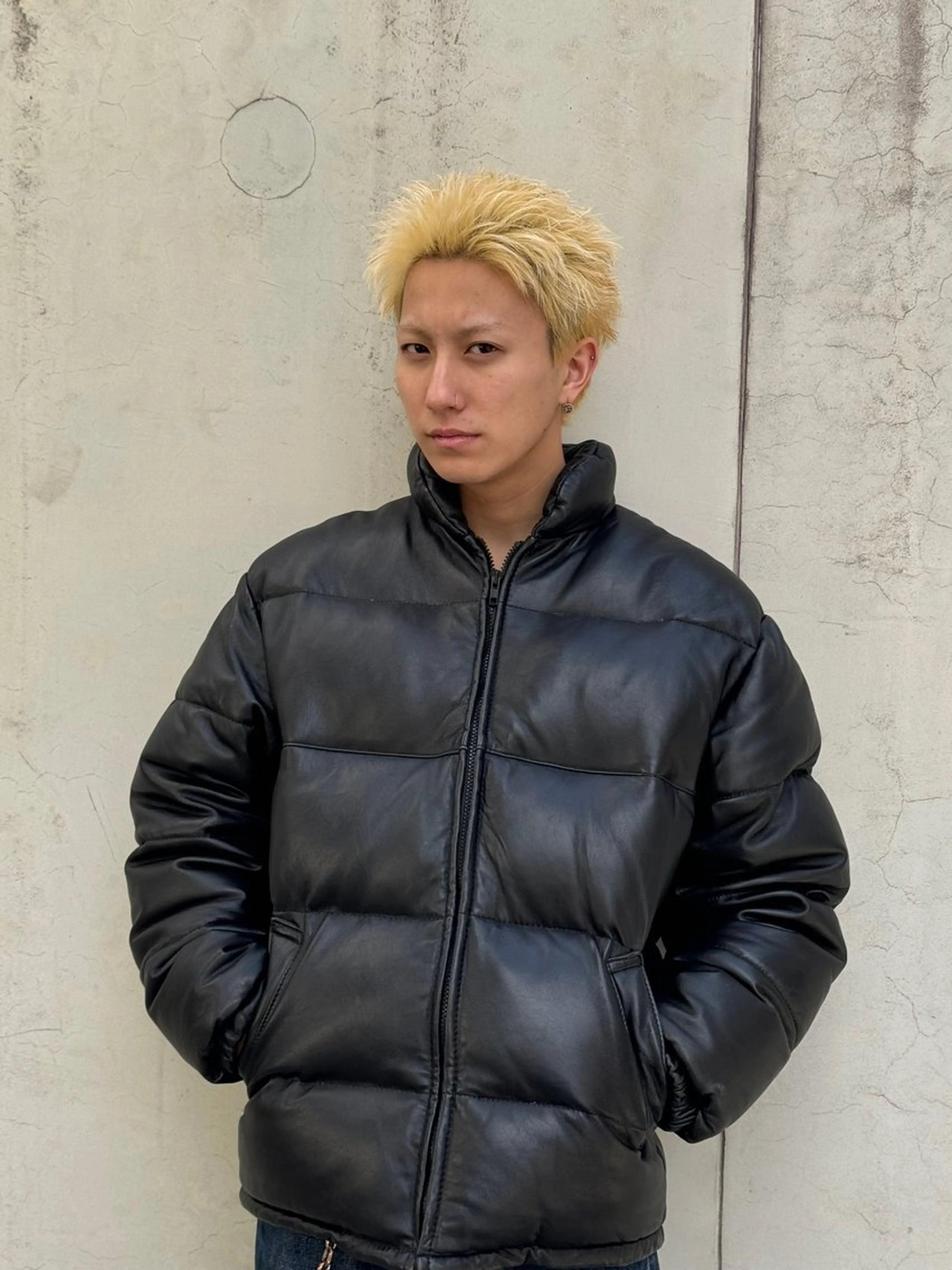 ショート カラー メンズ メンズハイトーン スパイキーショート ハイトーンカラー ショートヘア Lond GULLMAN所属・高橋大和/ メンズ特化美容師のヘアスタイル