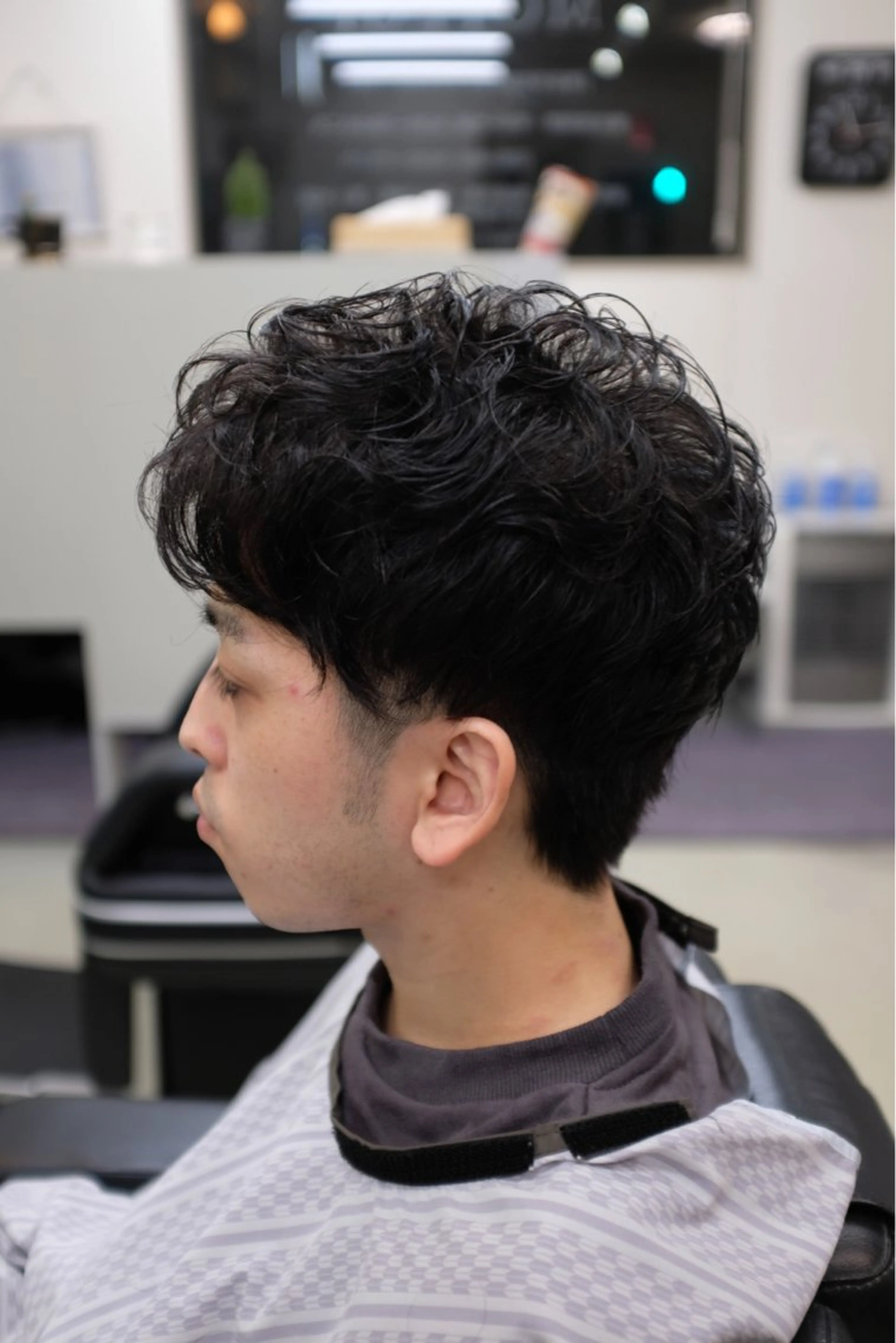 ショート パーマ 茂木 太郎のヘアスタイル