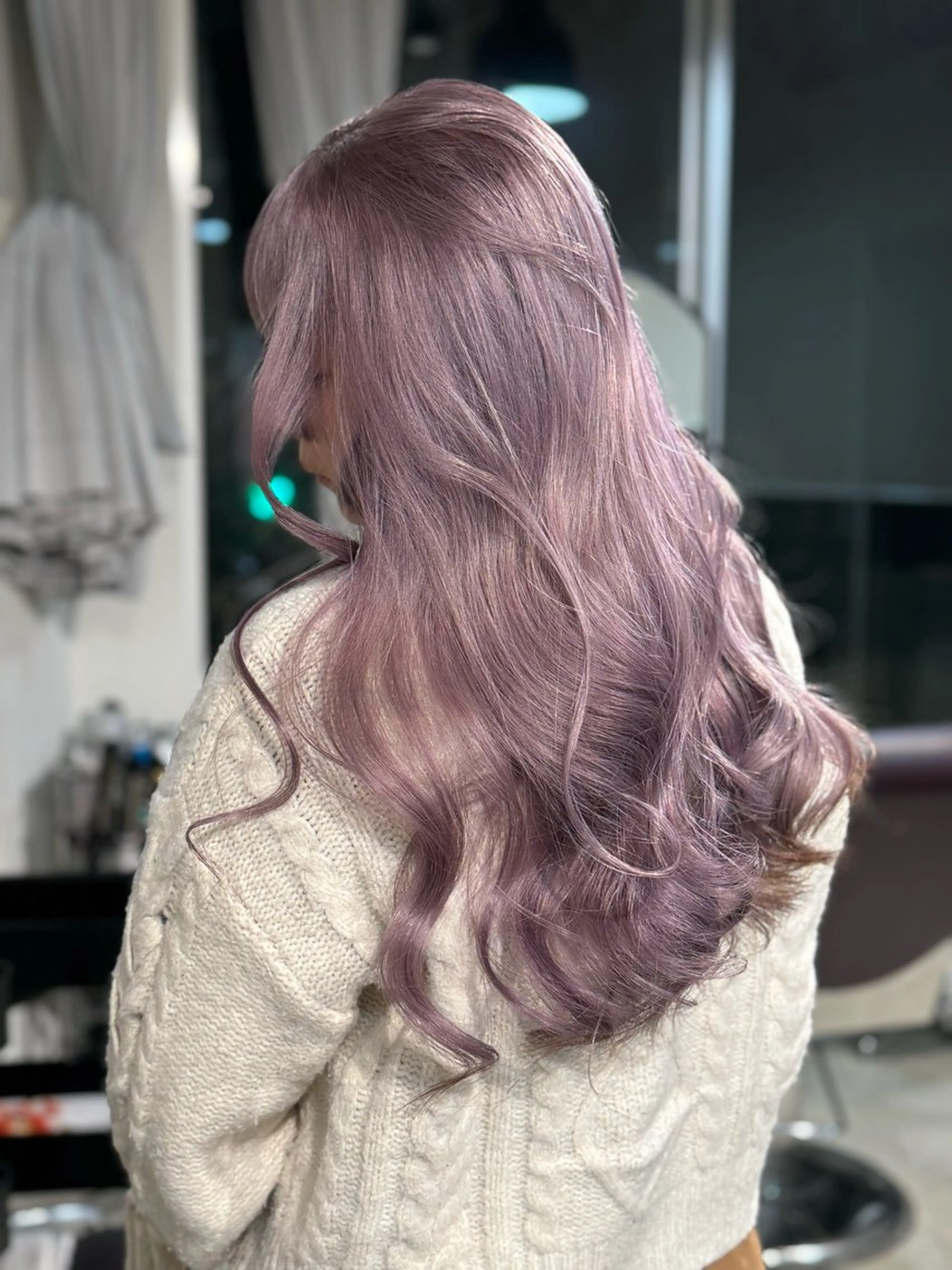 ロング カラー カット ヘアカラー トリートメント ヘアセット 💜ハイトーン💛 マジカルかいちゃんのヘアスタイル
