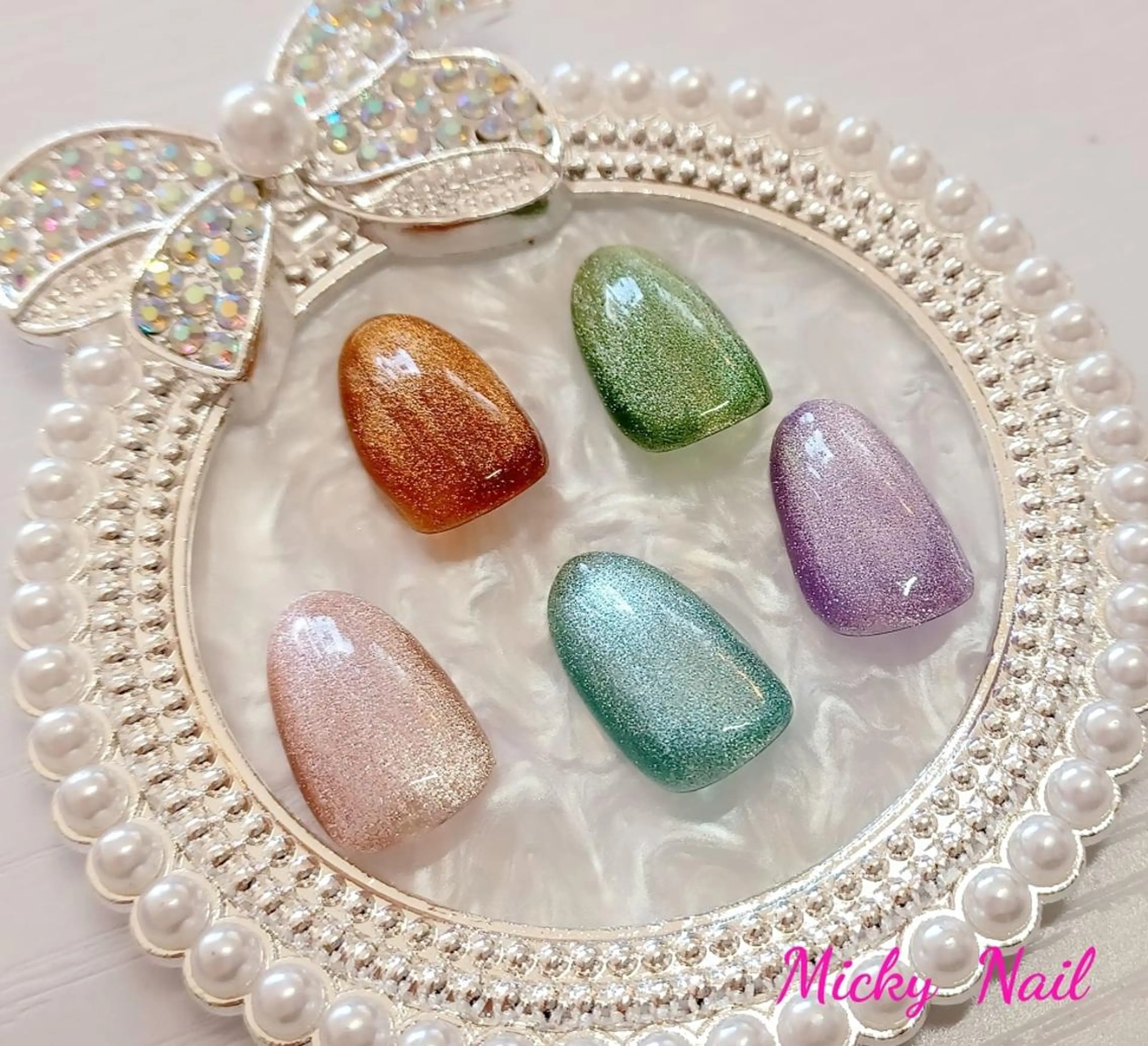 ネイル マグネットネイル Micky nail chikushinoのネイルデザイン