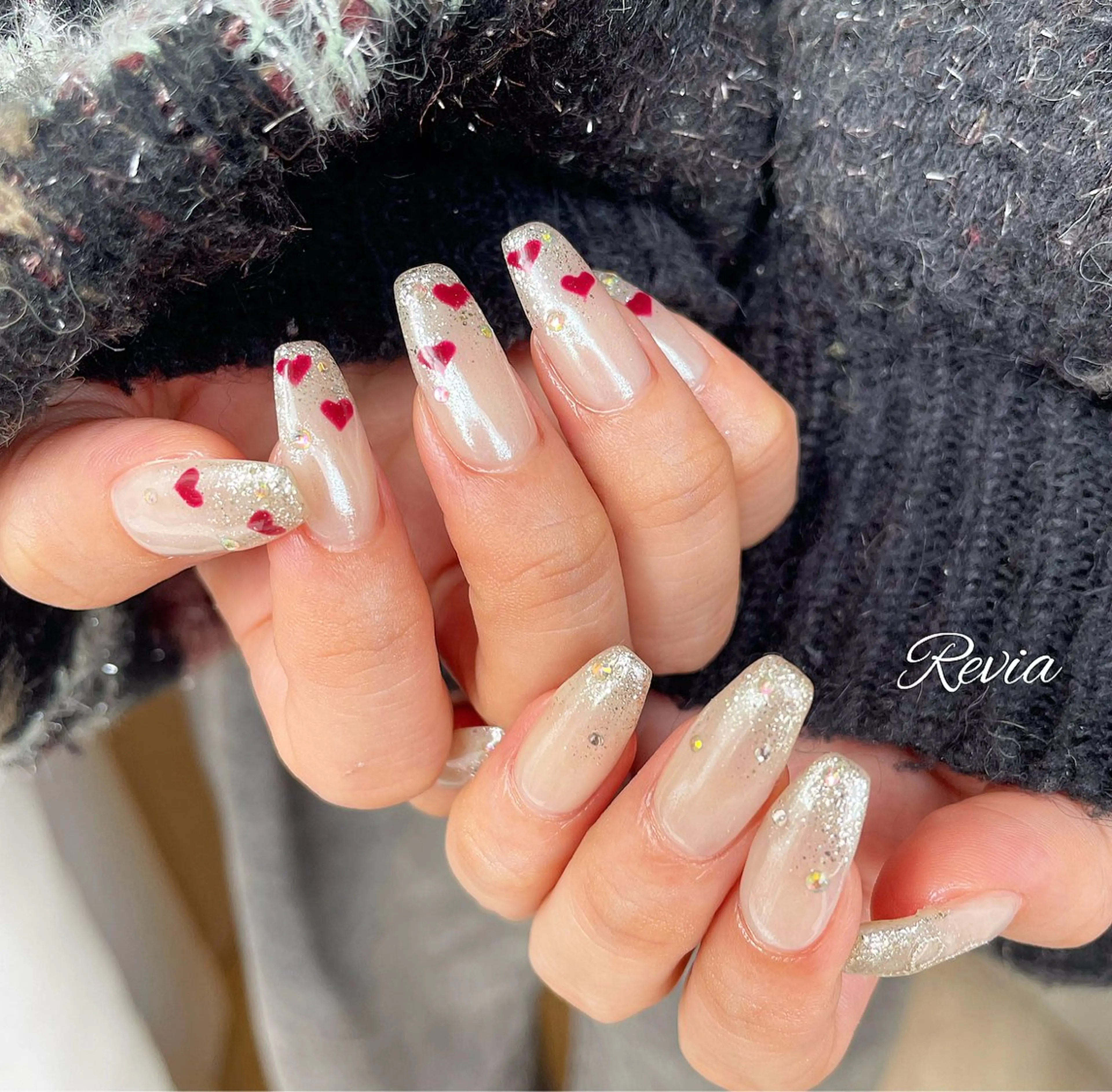 ネイル ハンドネイル revia所属・ERI Nailistのネイルデザイン