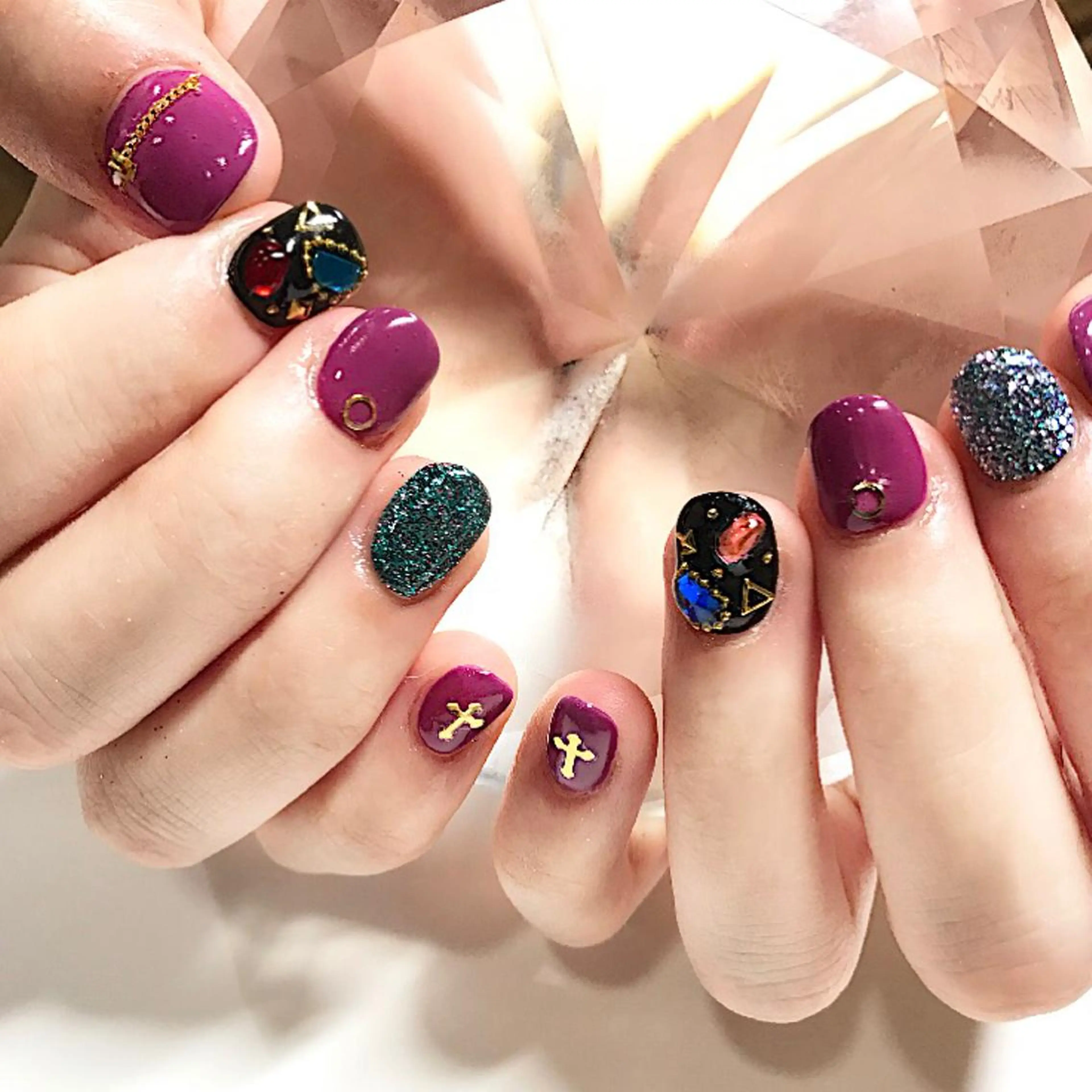 ネイル ジェルネイル 渋谷ビュレネイル Kaoruのネイルデザイン