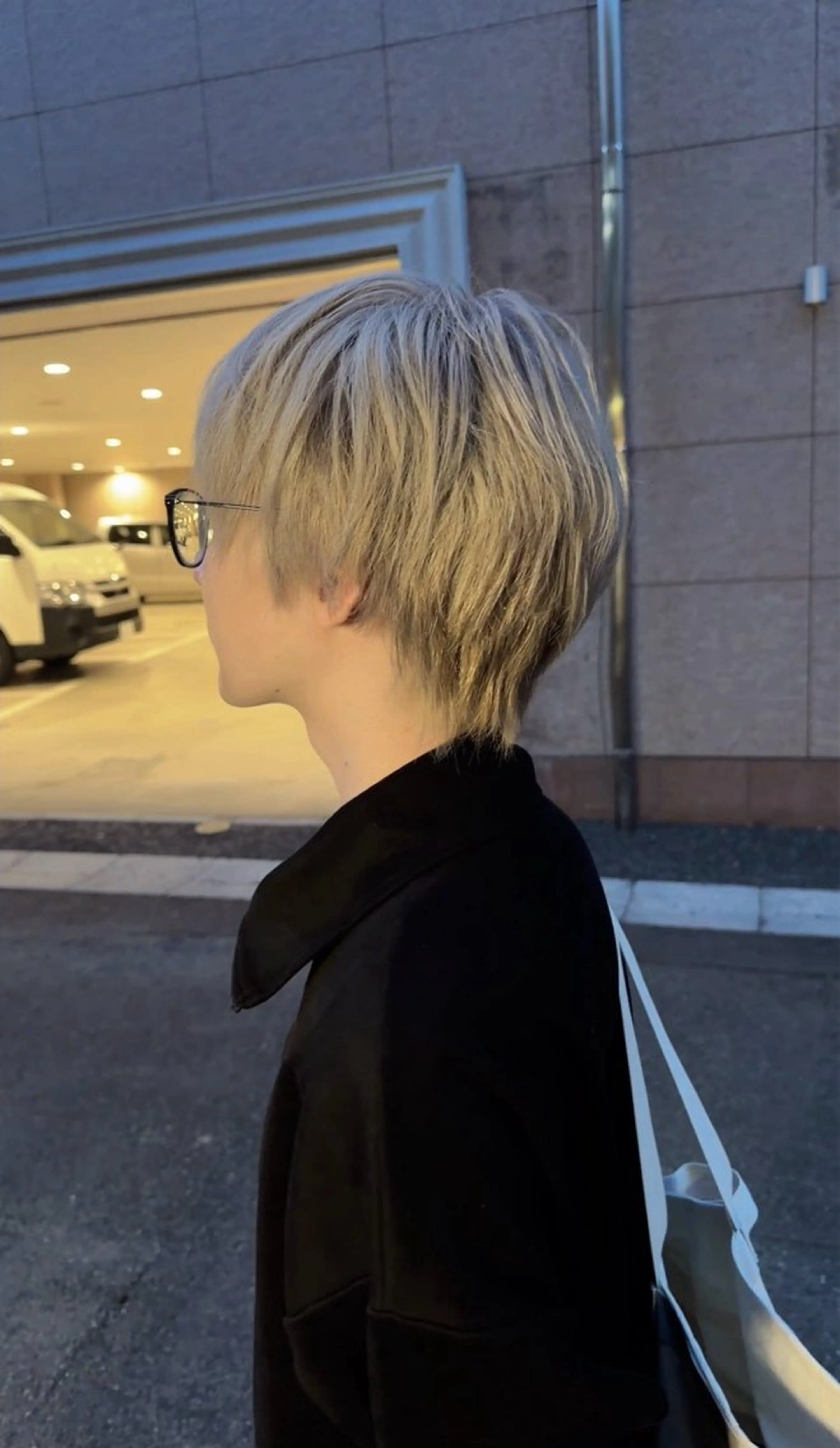 ショート カット ヘアカラー 住田旭宏 カットモデル募集のヘアスタイル