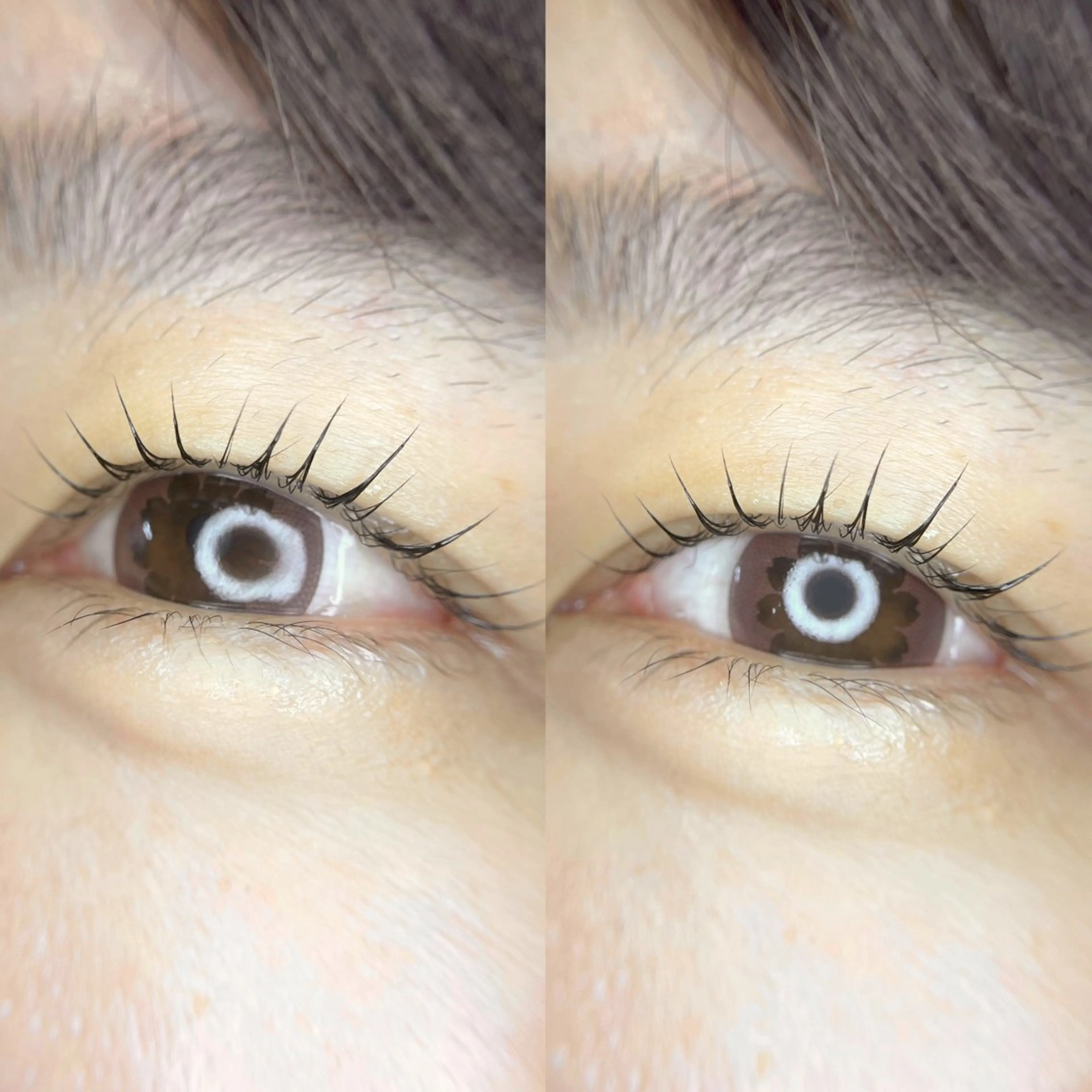 マツエク・マツパ ナチュラル パリジェンヌラッシュリフト まつげパーマ 一重×まつ毛パーマ 表参道eyelist KONOMIのマツエク・マツパデザイン