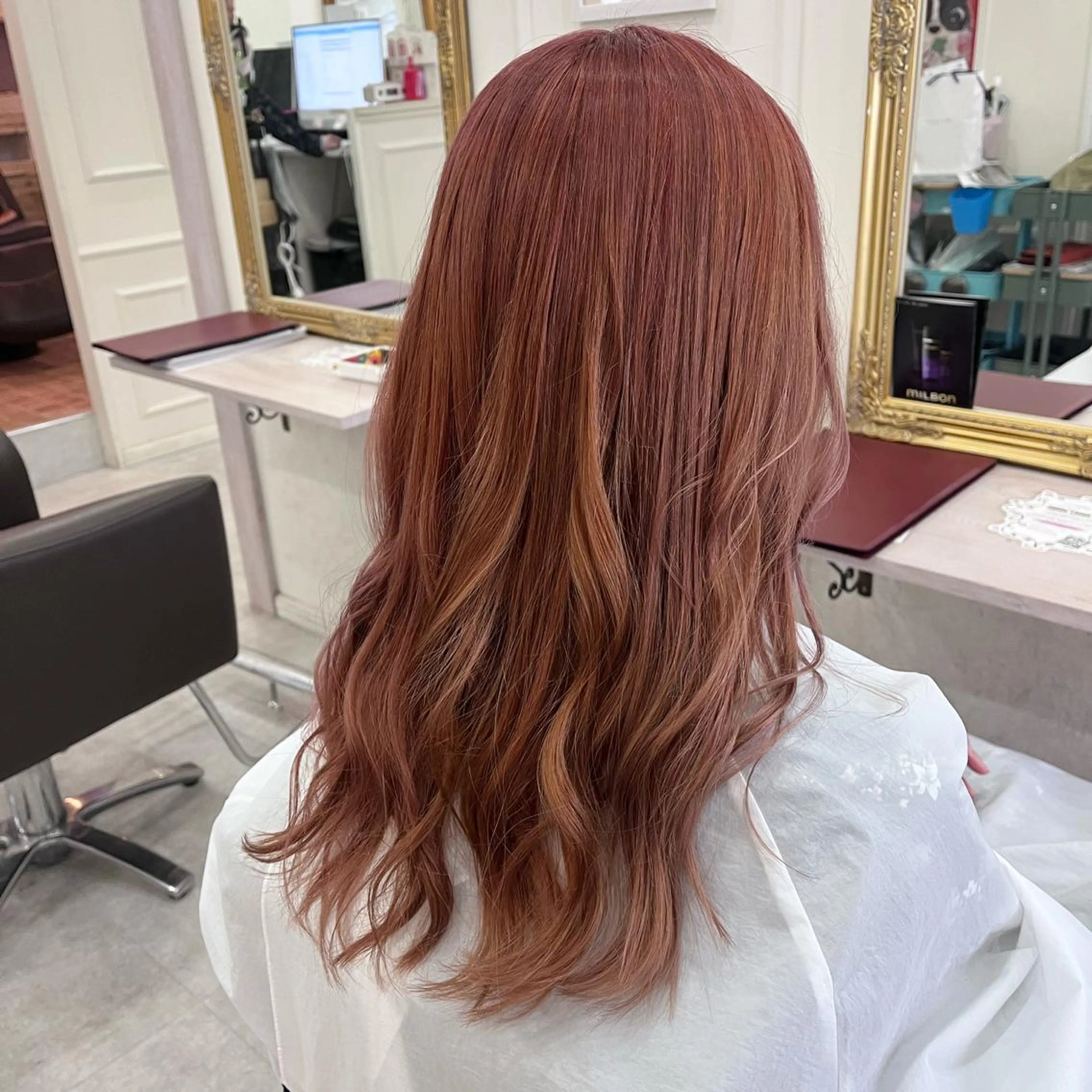 セミロング カラー MIRA/梅田美容室 ブリーチ得意/ツグミのヘアスタイル