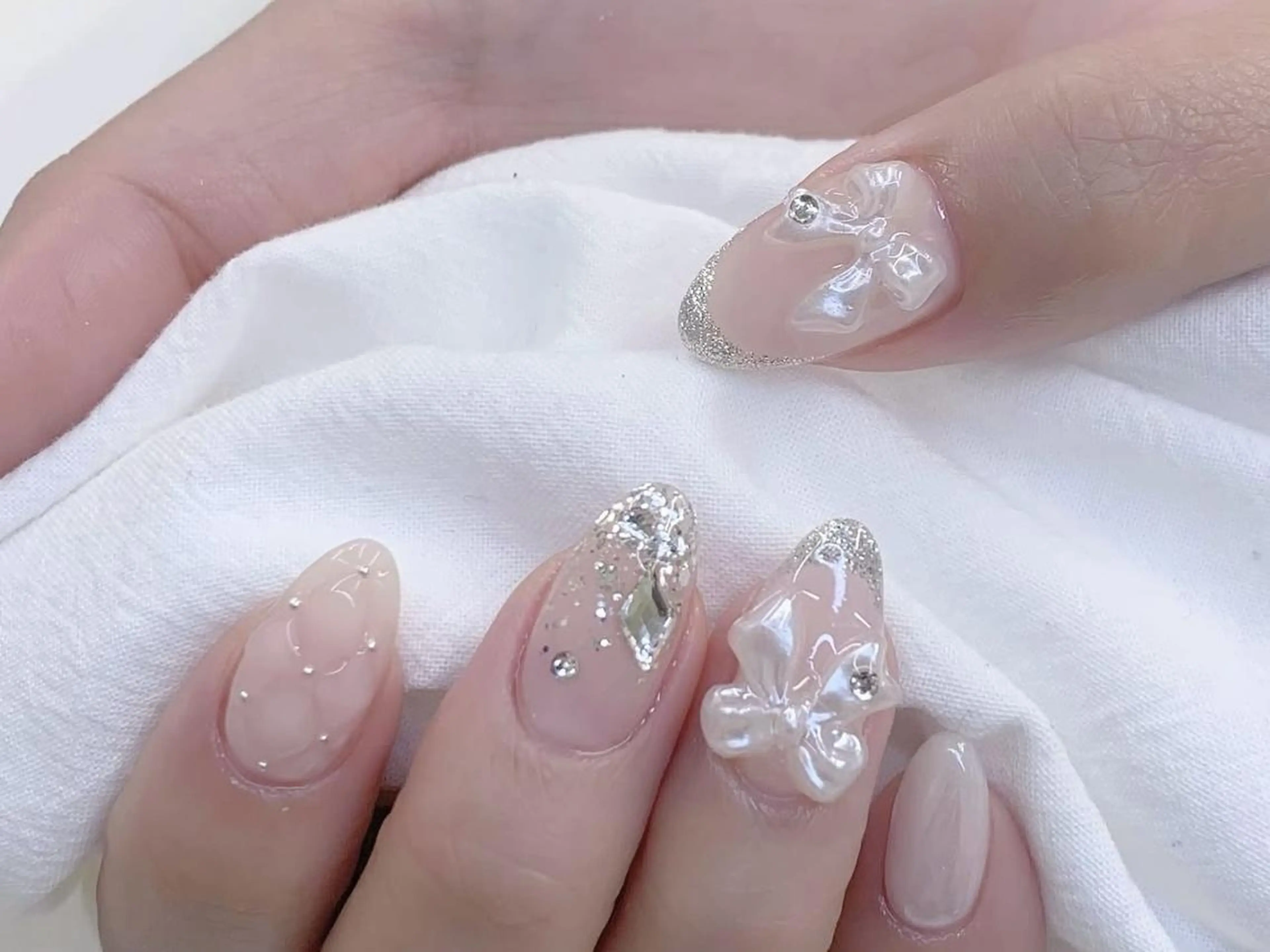 ネイル チークネイル 韓国ネイル マグネットネイル 持ち込み スカルプネイル ハンドネイル ハンドケア Speraネイル 大宮店🎀のネイルデザイン