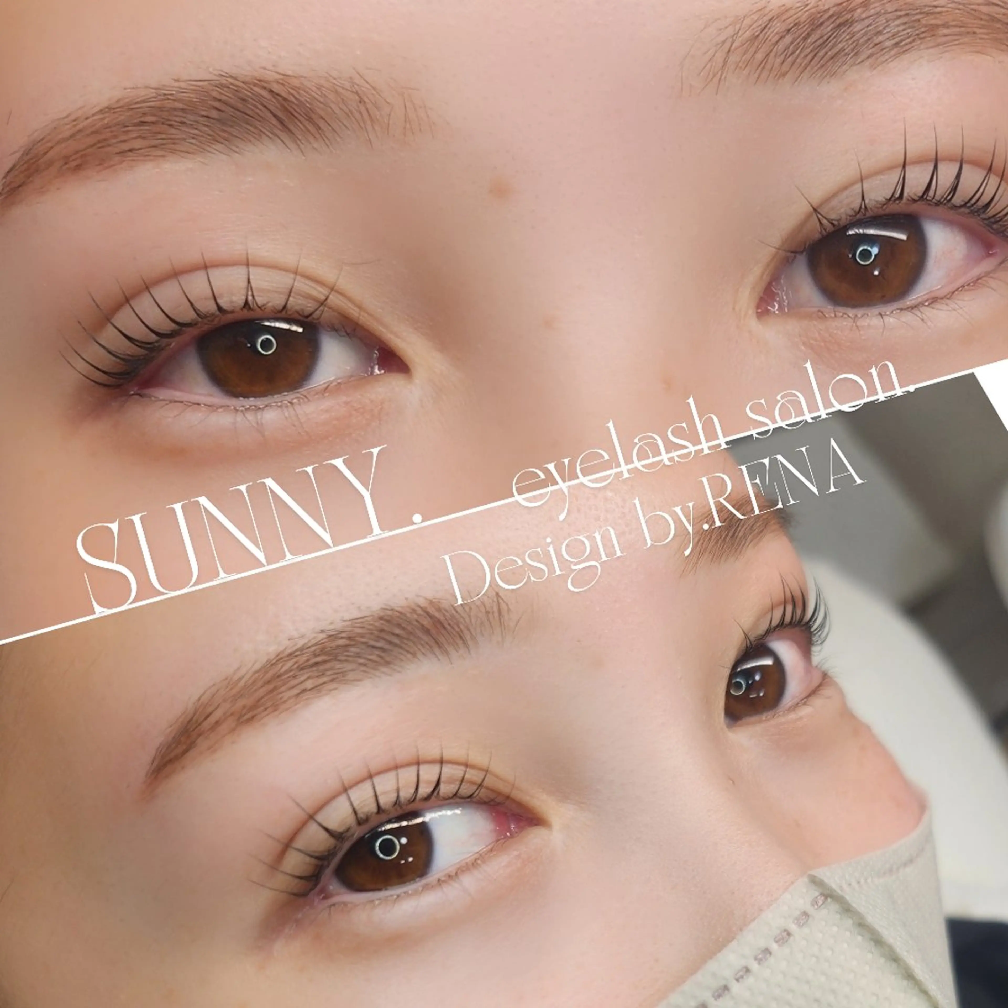マツエク・マツパ マツパ eyelash salon.SUNNY.所属・SUNNY.☀ RENAのマツエク・マツパデザイン