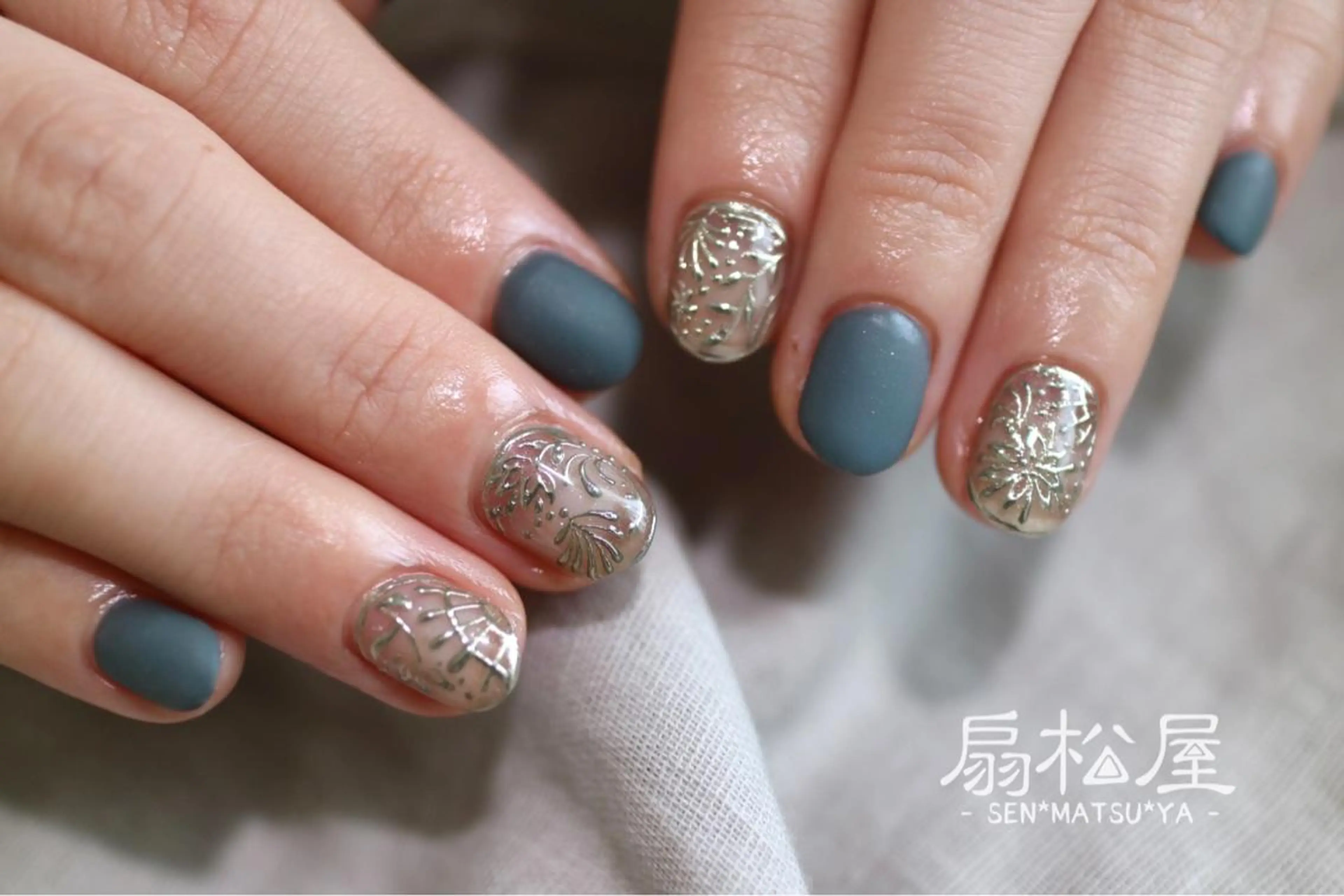 ネイル 扇松屋 marie.nのネイルデザイン