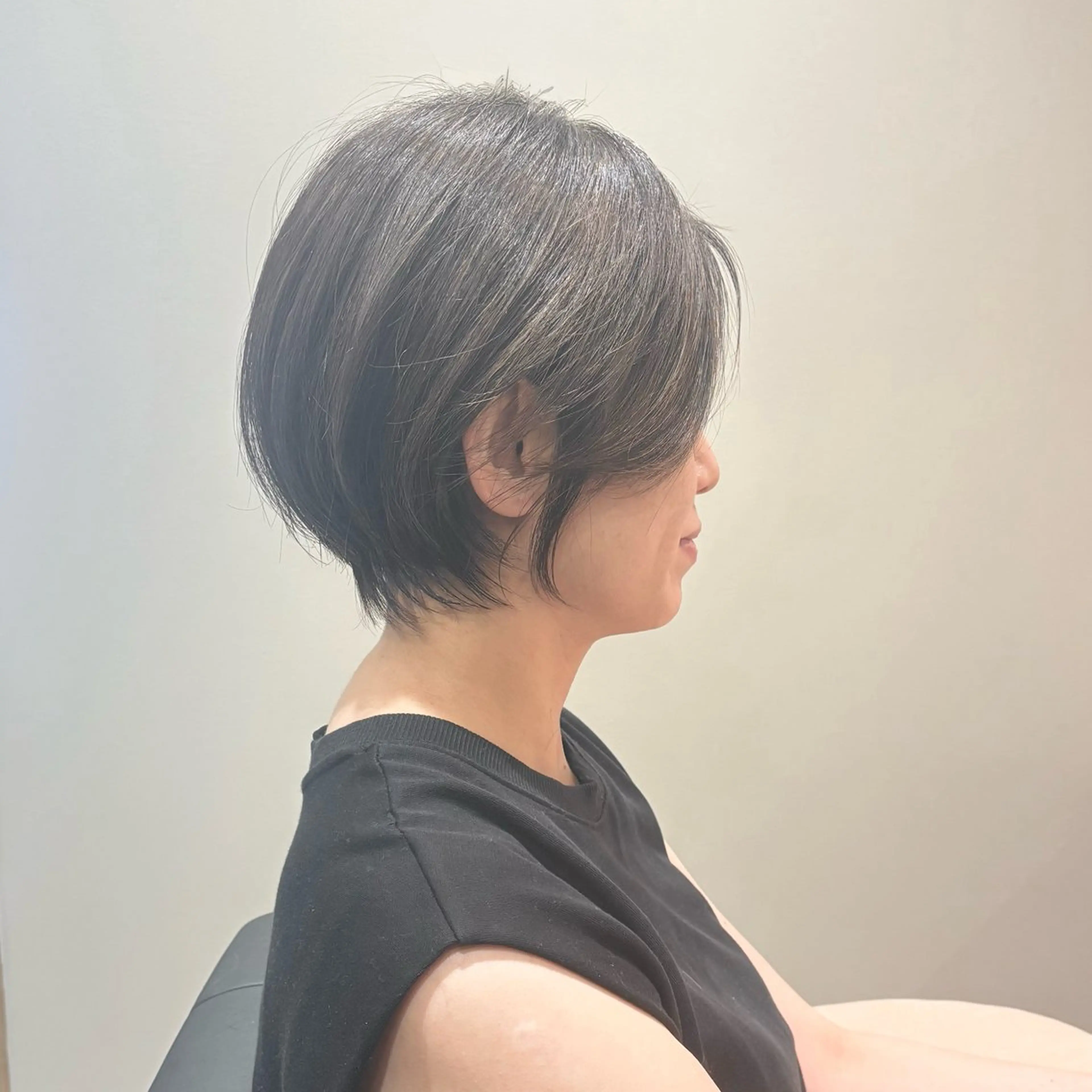 ショート カラー 瀧　元気/ショート/ 白髪ぼかし/髪質改善のヘアスタイル