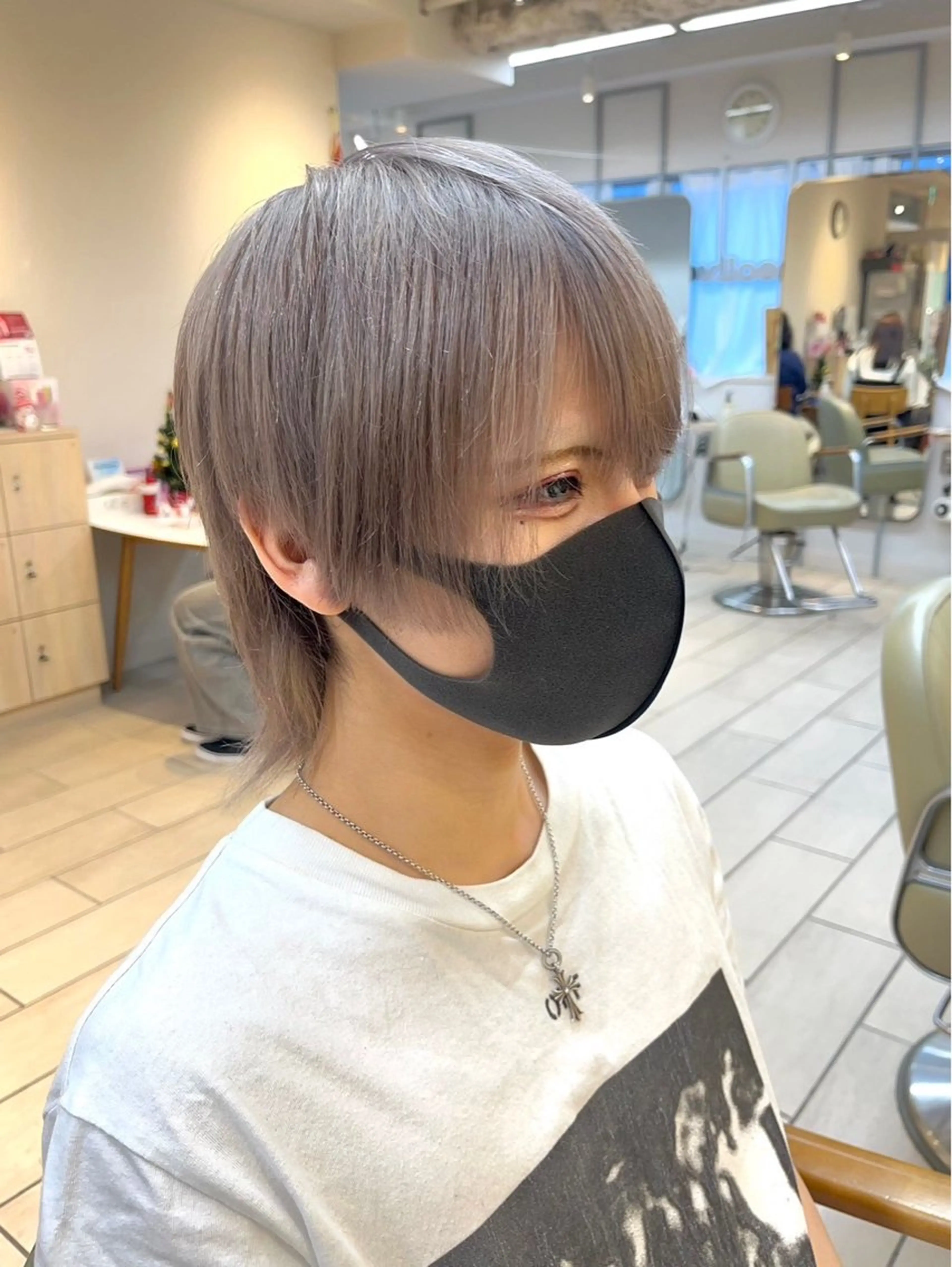 カラー メンズ メンズブリーチ ベージュカラー ブリーチ ホワイトベージュ 🌞塙 湧貴🌞のヘアスタイル