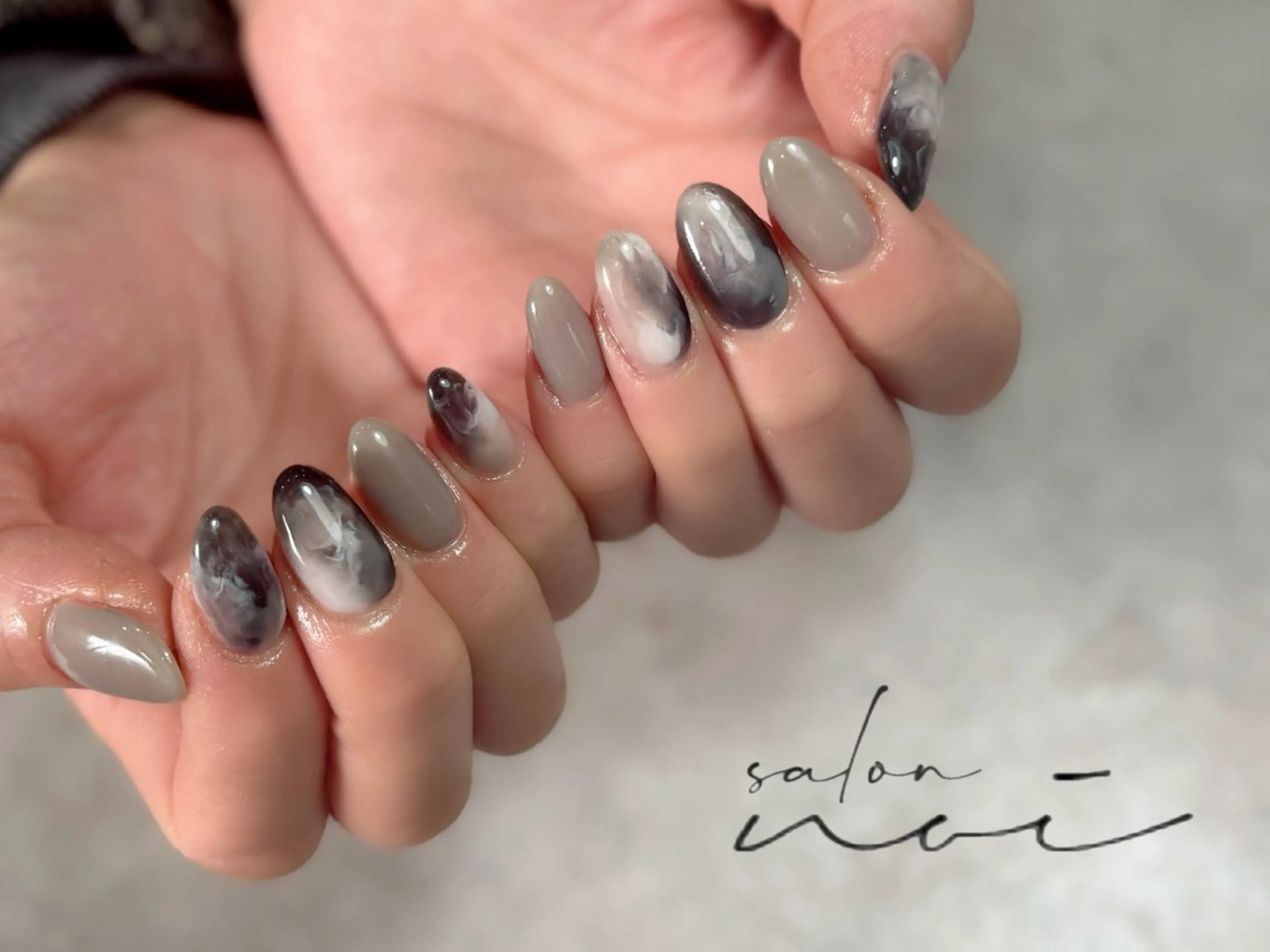 ネイル アートネイル ニュアンスネイル ハンドネイル salon noi所属・salon noiのネイルデザイン