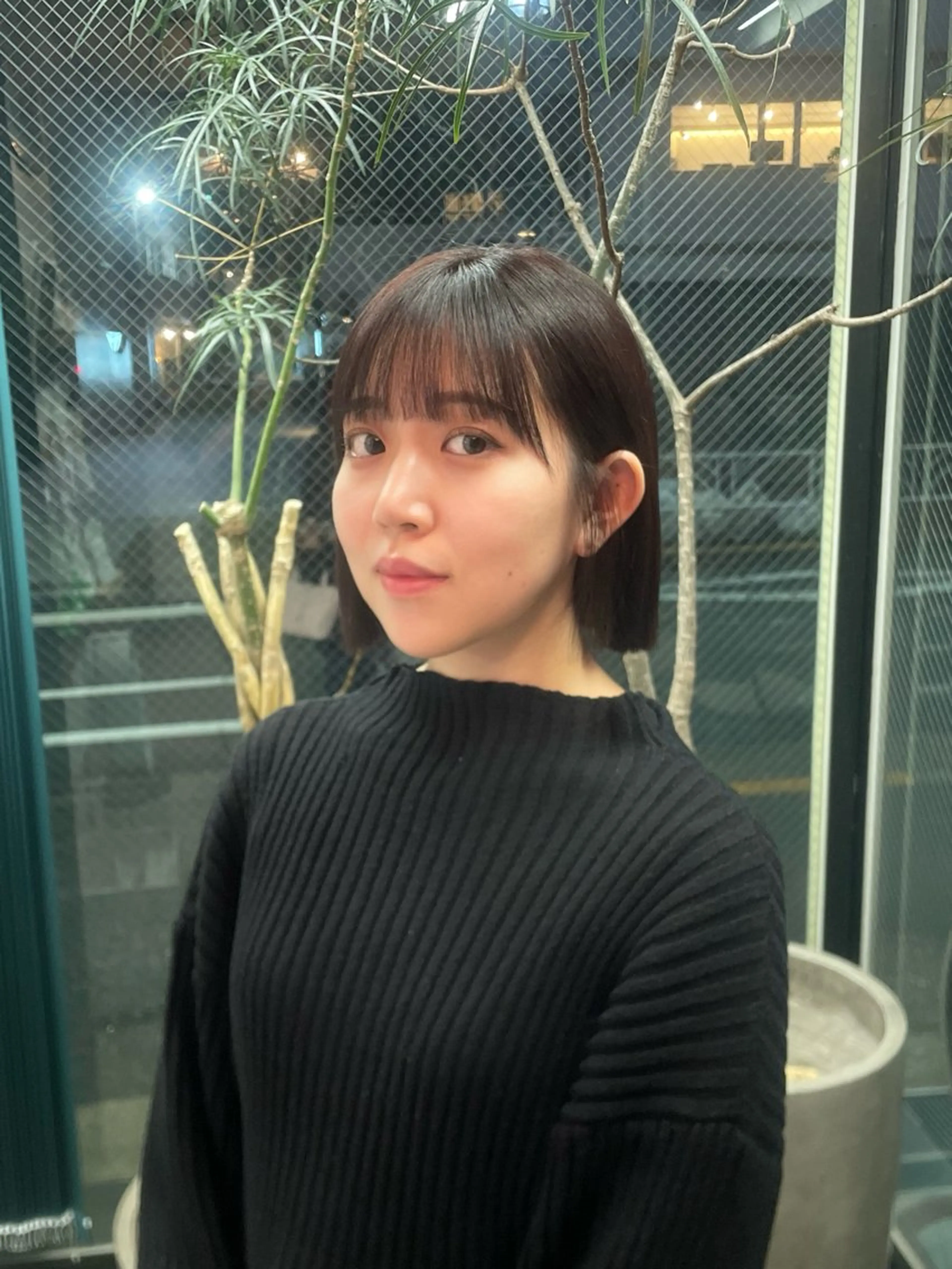 ショート ワンレンボブ ボブ Souwa🪑 【原宿／代官山】のヘアスタイル