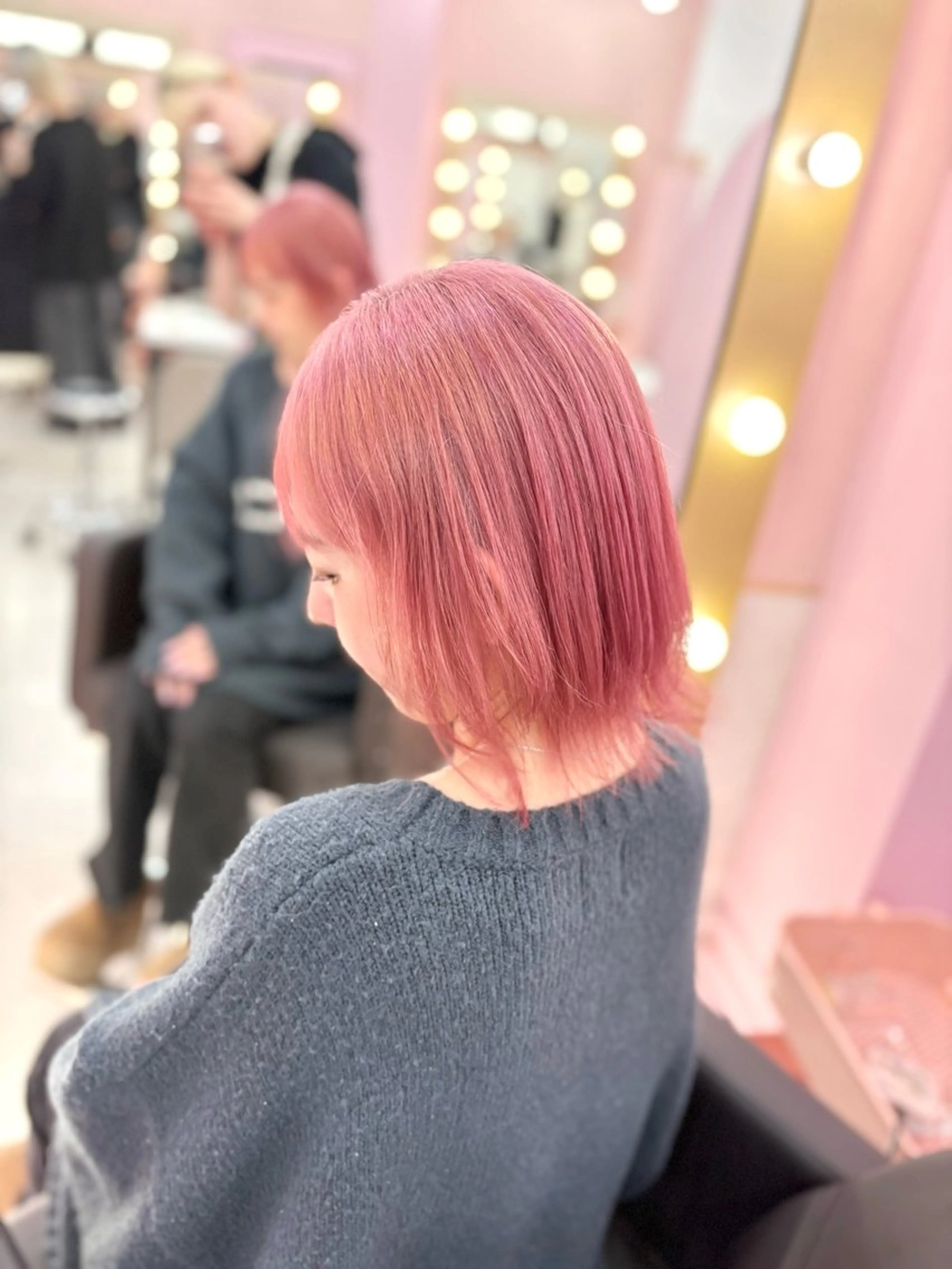 ミディアム カラー 甘ふわgirly🎀 ハイトーン🤍Ramのヘアスタイル