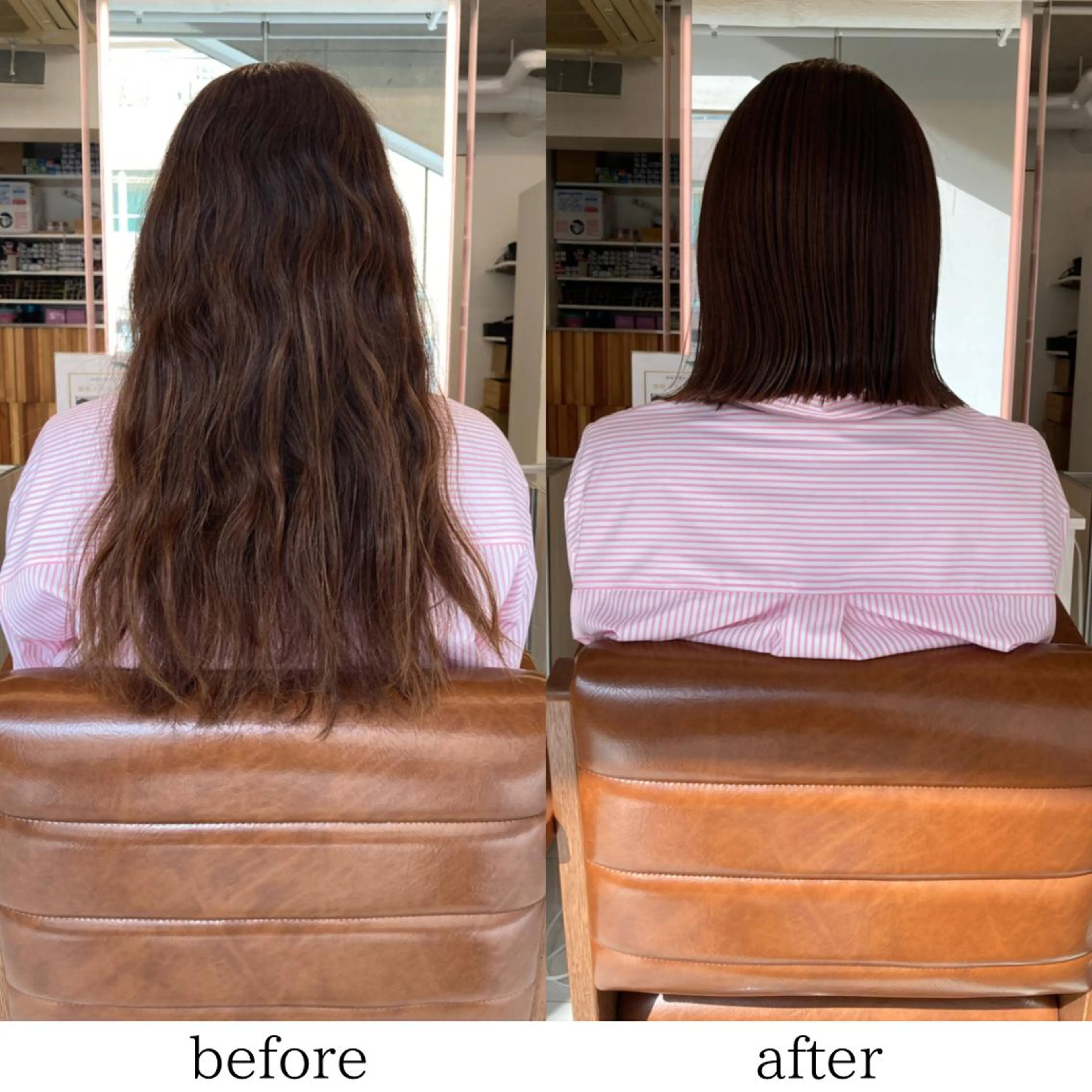 ミディアム ボブ 外ハネヘア 酸性ストレート 💎ボブ/似合わせの 達人/縮毛矯正/畔上のヘアスタイル