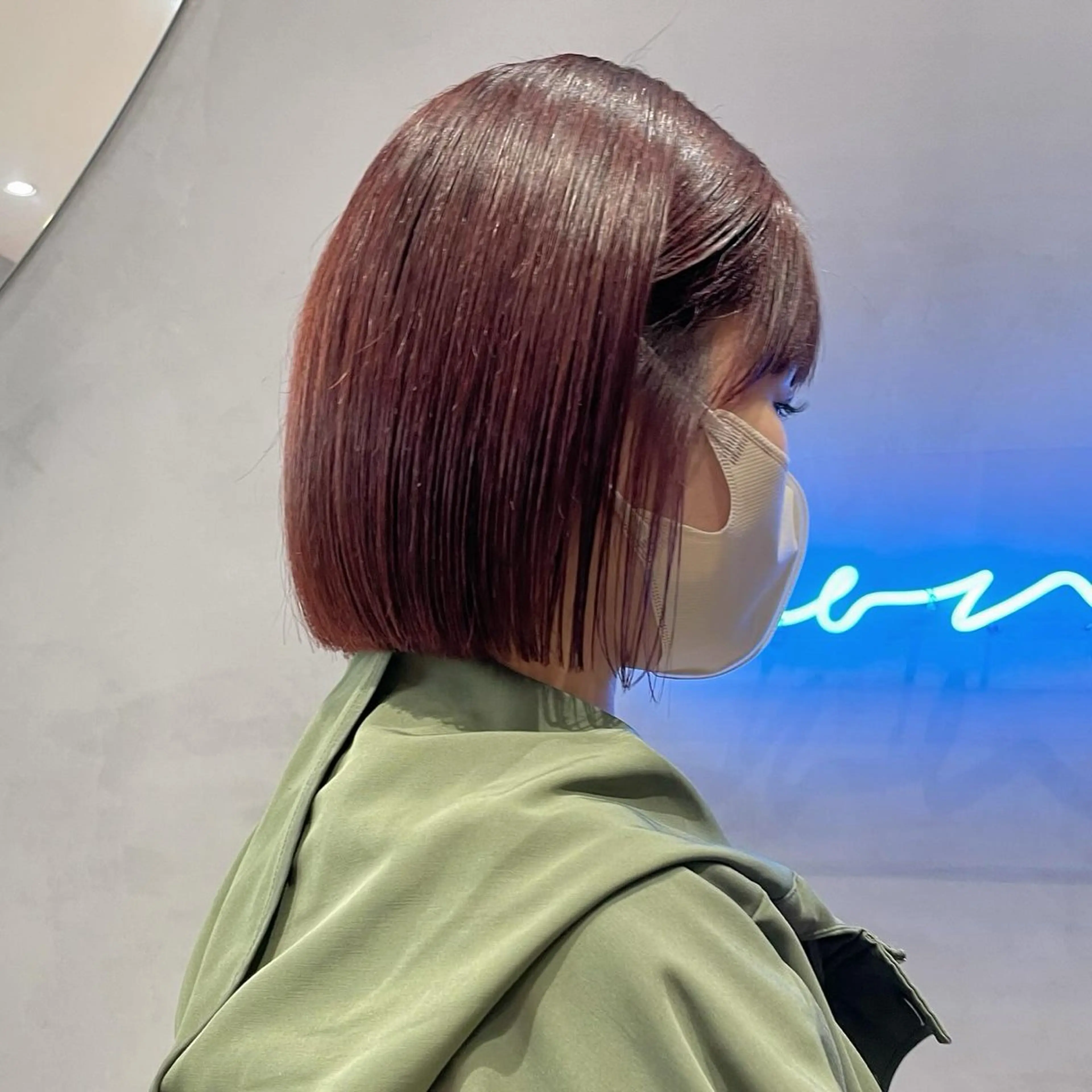 ショート Misaki /ボブ/縮毛矯正のヘアスタイル