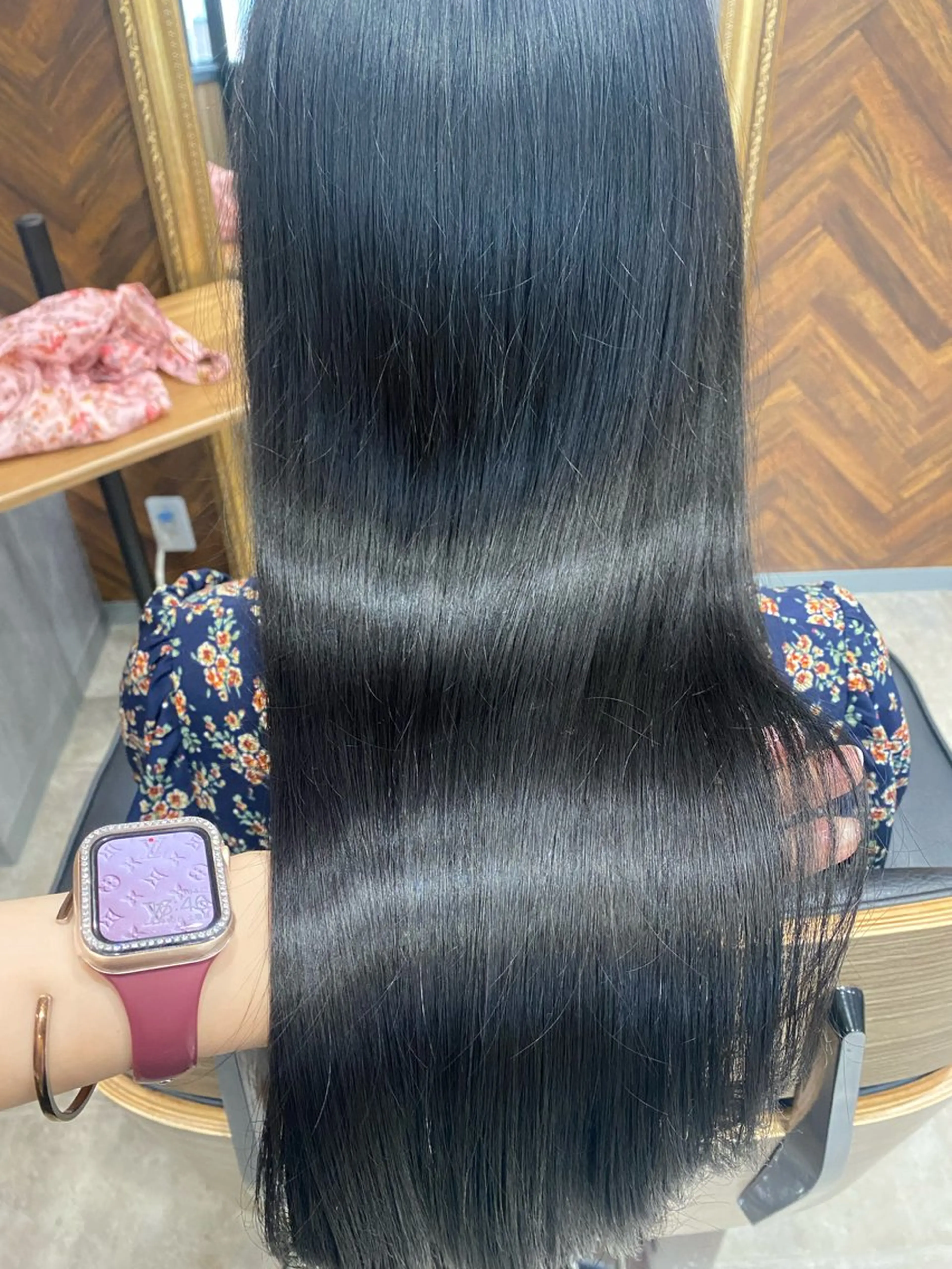 前髪カット＋システムトリートメント＋巻き髪🫧の写真