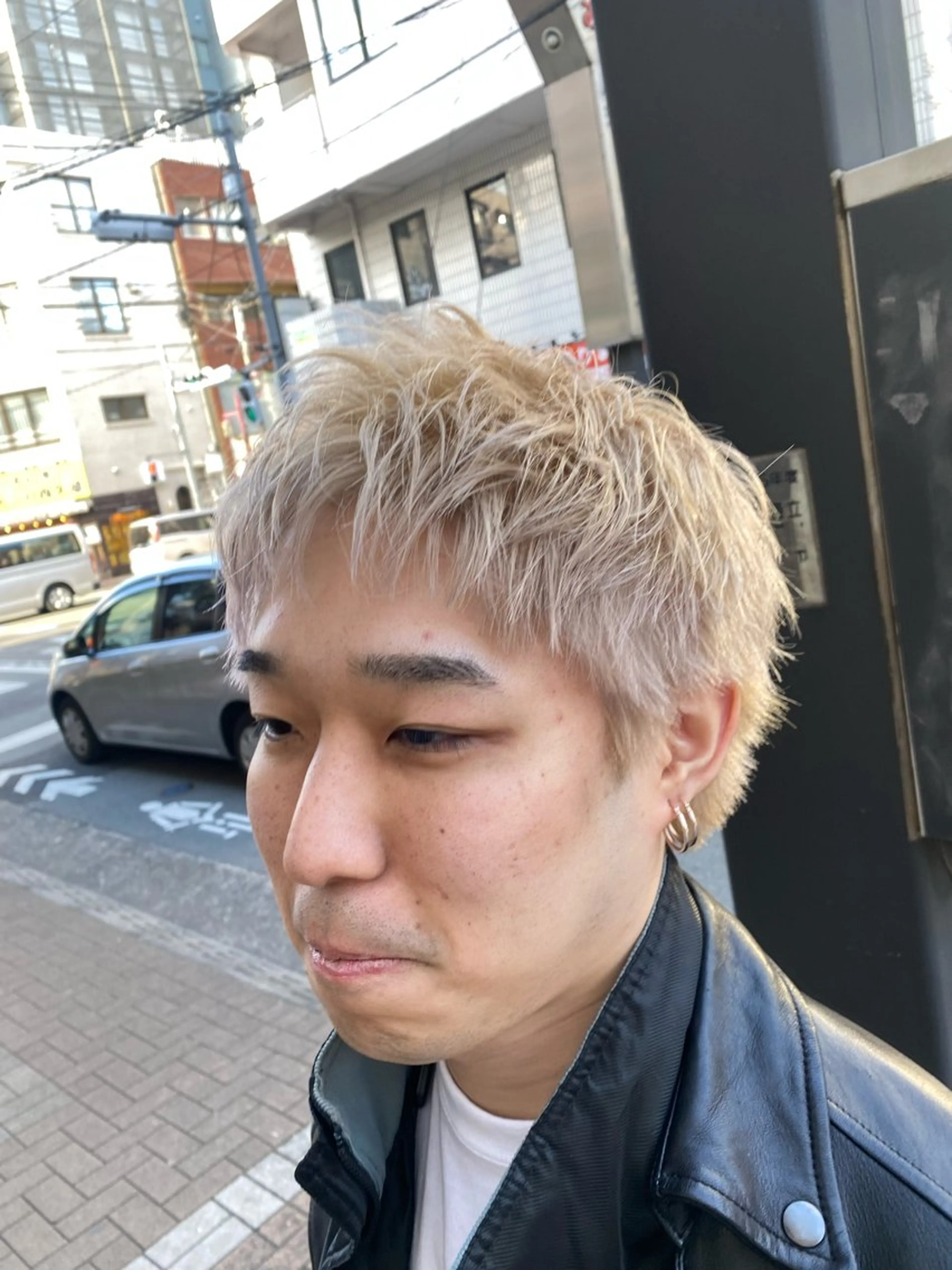 カラー メンズ カット ヘアカラー メンズブリーチカラー /パーマ ごーた立川のヘアスタイル