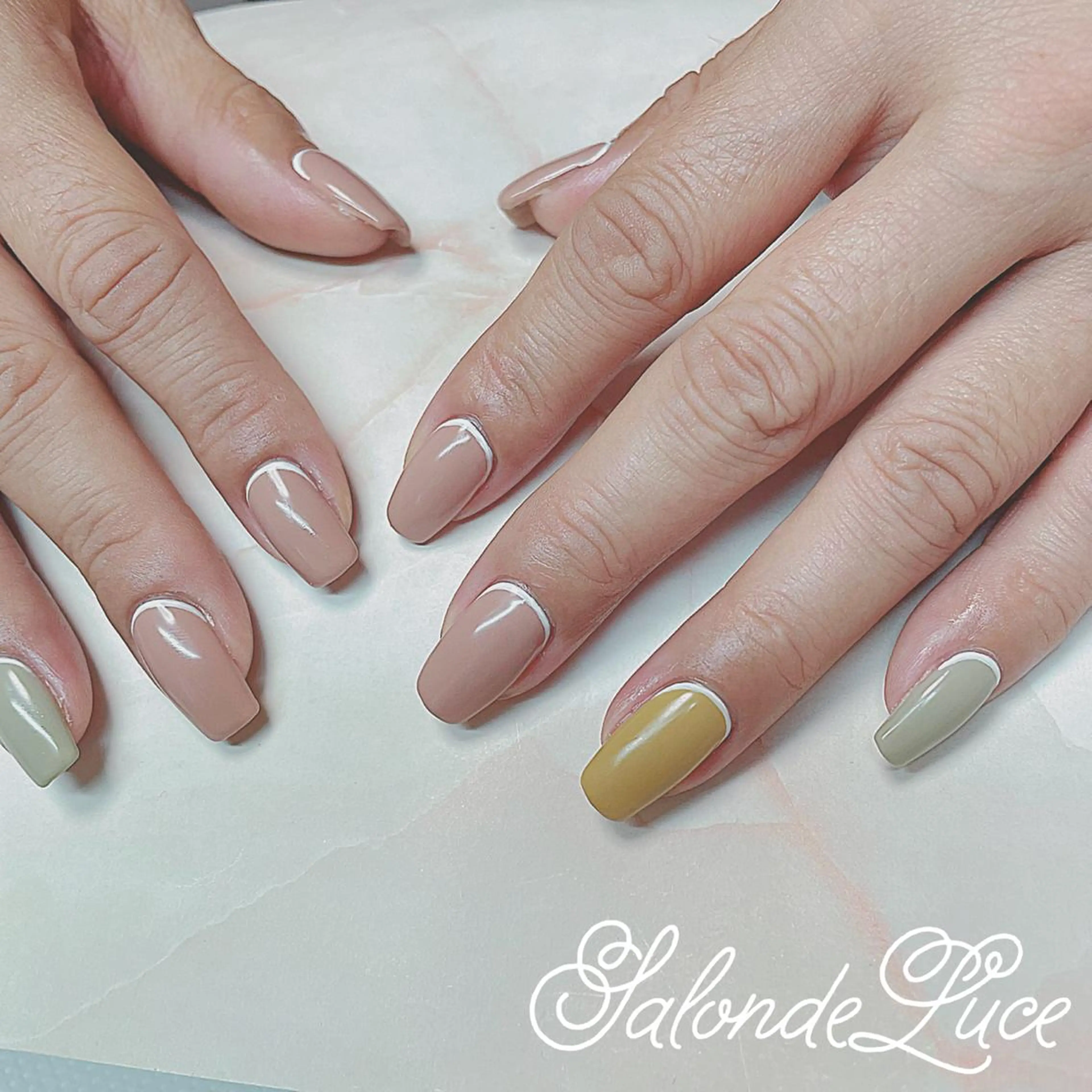 ネイル ワンカラーネイル Salon de Luceのネイルデザイン